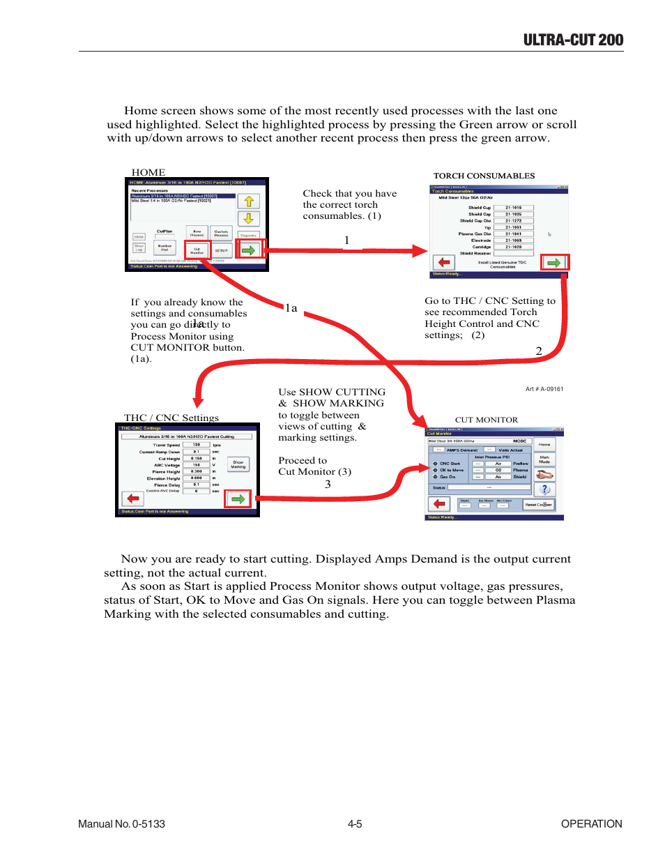 06 tsc-3000 selecting recently used process, 06 tsc-3000 selecting recently used process -5, Ultra-cut 200 | Tweco 200 Ultra-Cut(March 2013) User Manual | Page 77 / 168