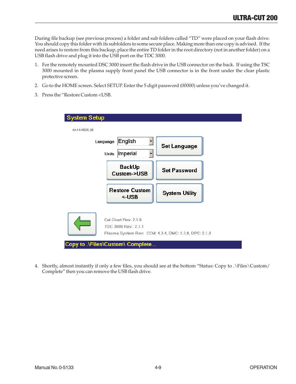 Ultra-cut 200 | Tweco 200 Ultra-Cut(March 2013) User Manual | Page 81 / 168