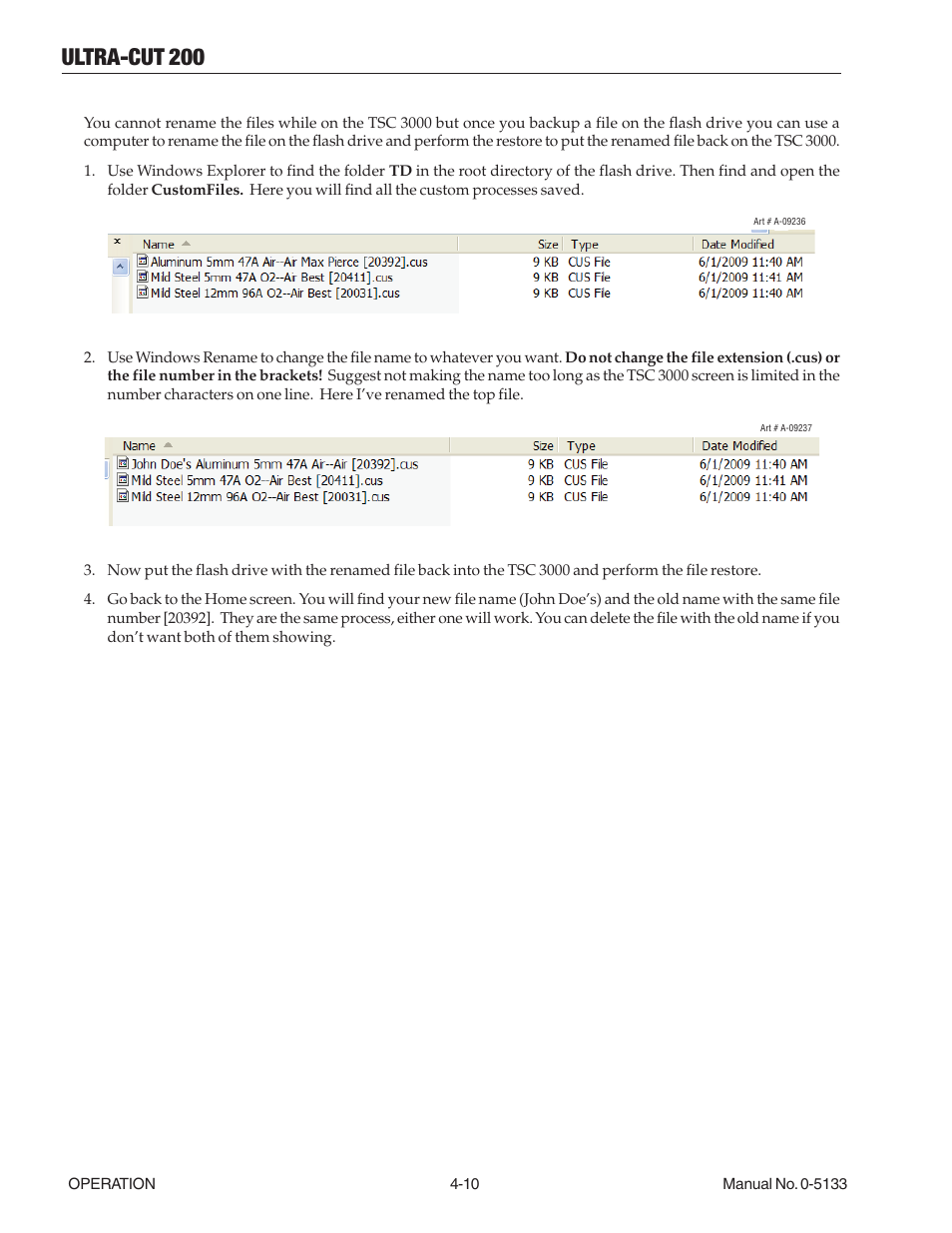 Ultra-cut 200 | Tweco 200 Ultra-Cut(March 2013) User Manual | Page 82 / 168