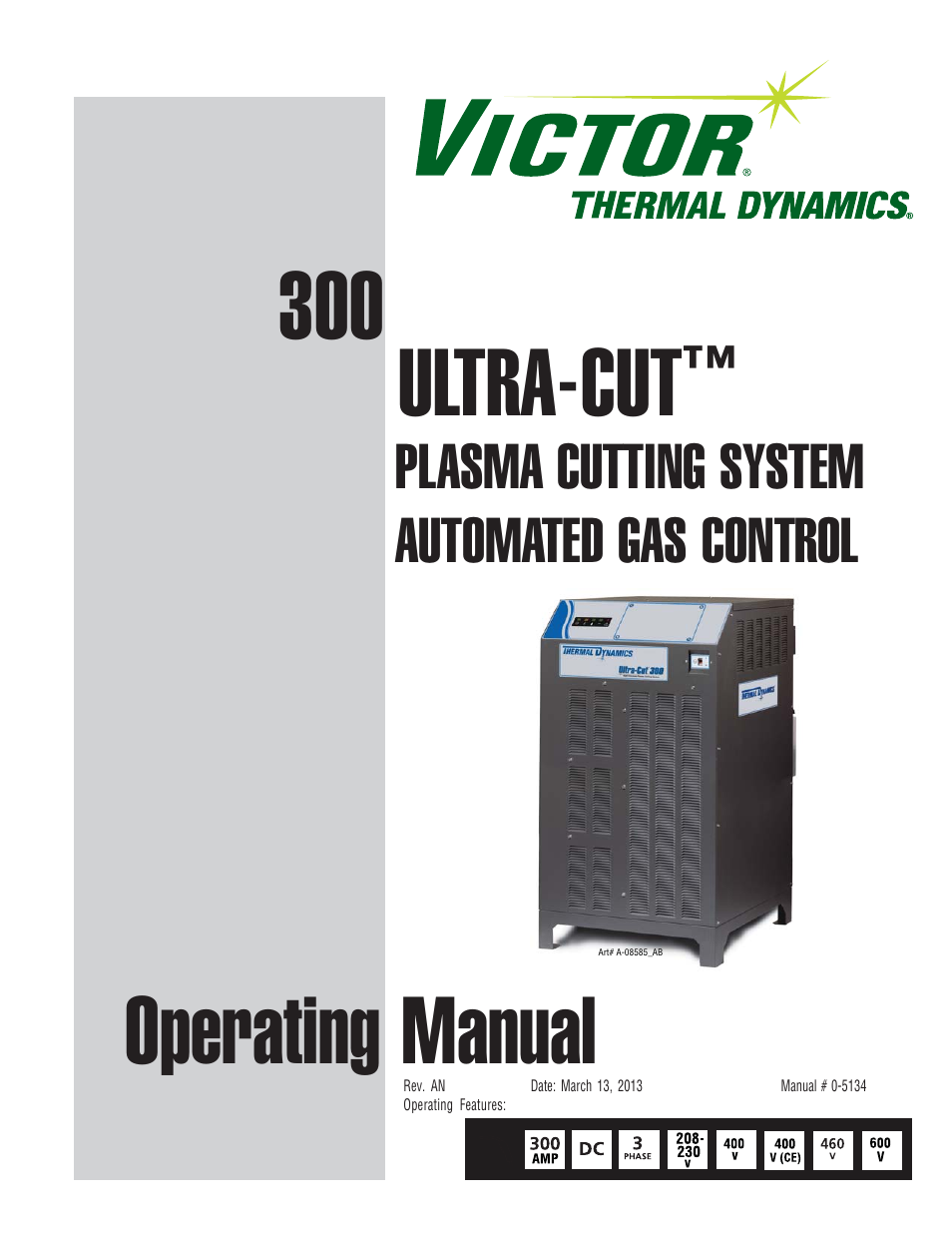 Tweco 300 Ultra-Cut(March 2013) User Manual | 166 pages