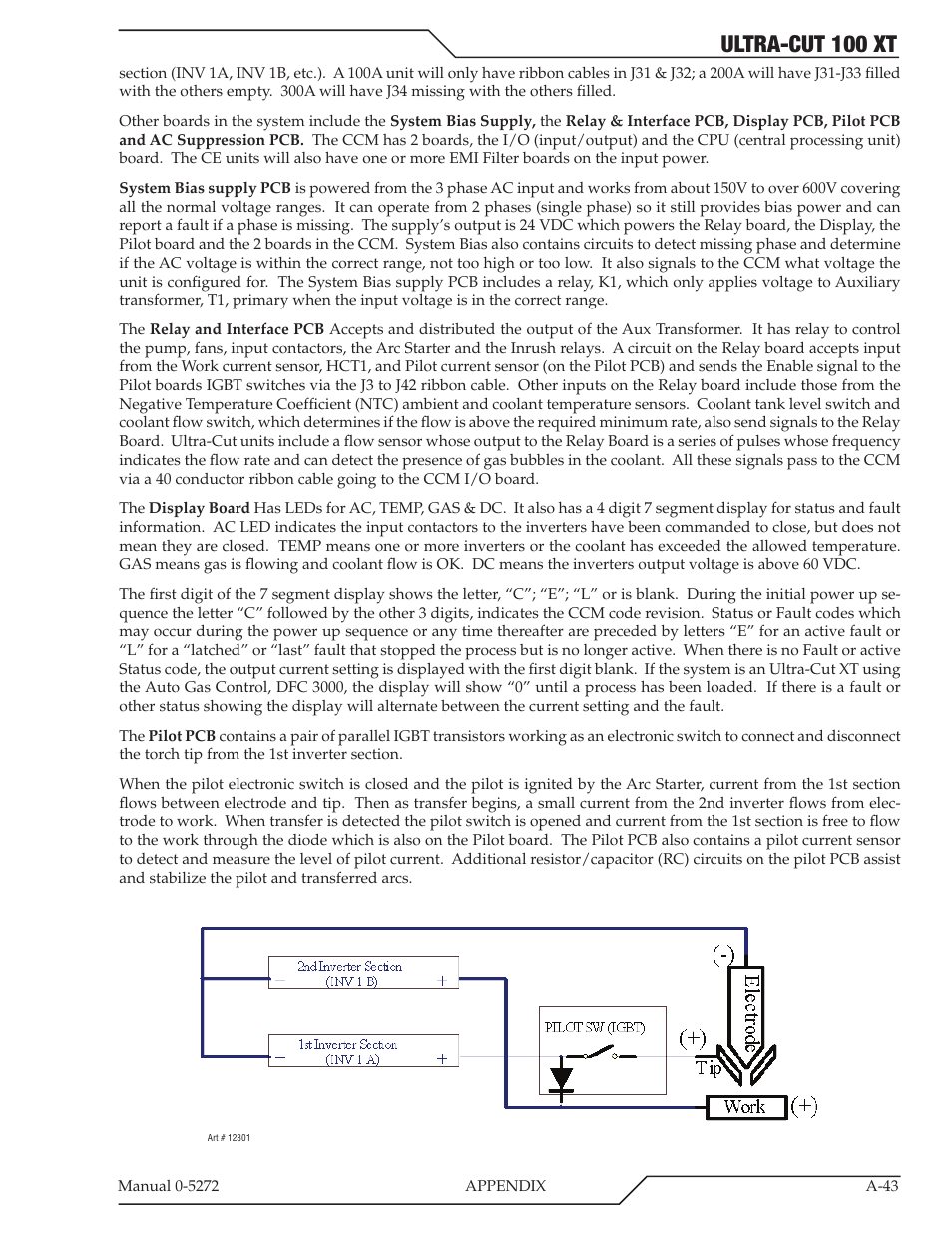 Ultra-cut 100 xt | Tweco 100 XT Ultra-Cut Plasma Cutting System User Manual | Page 149 / 188