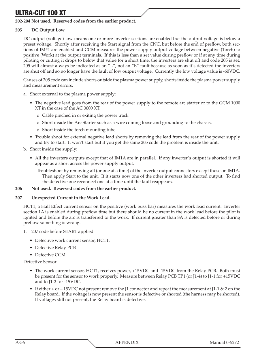 Ultra-cut 100 xt | Tweco 100 XT Ultra-Cut Plasma Cutting System User Manual | Page 162 / 188