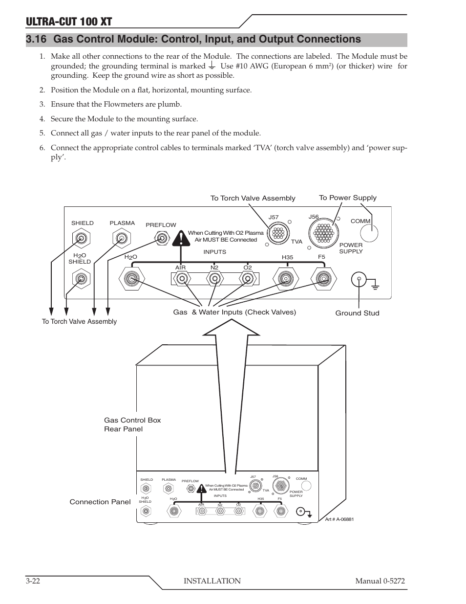 Ultra-cut 100 xt | Tweco 100 XT Ultra-Cut Plasma Cutting System User Manual | Page 44 / 188