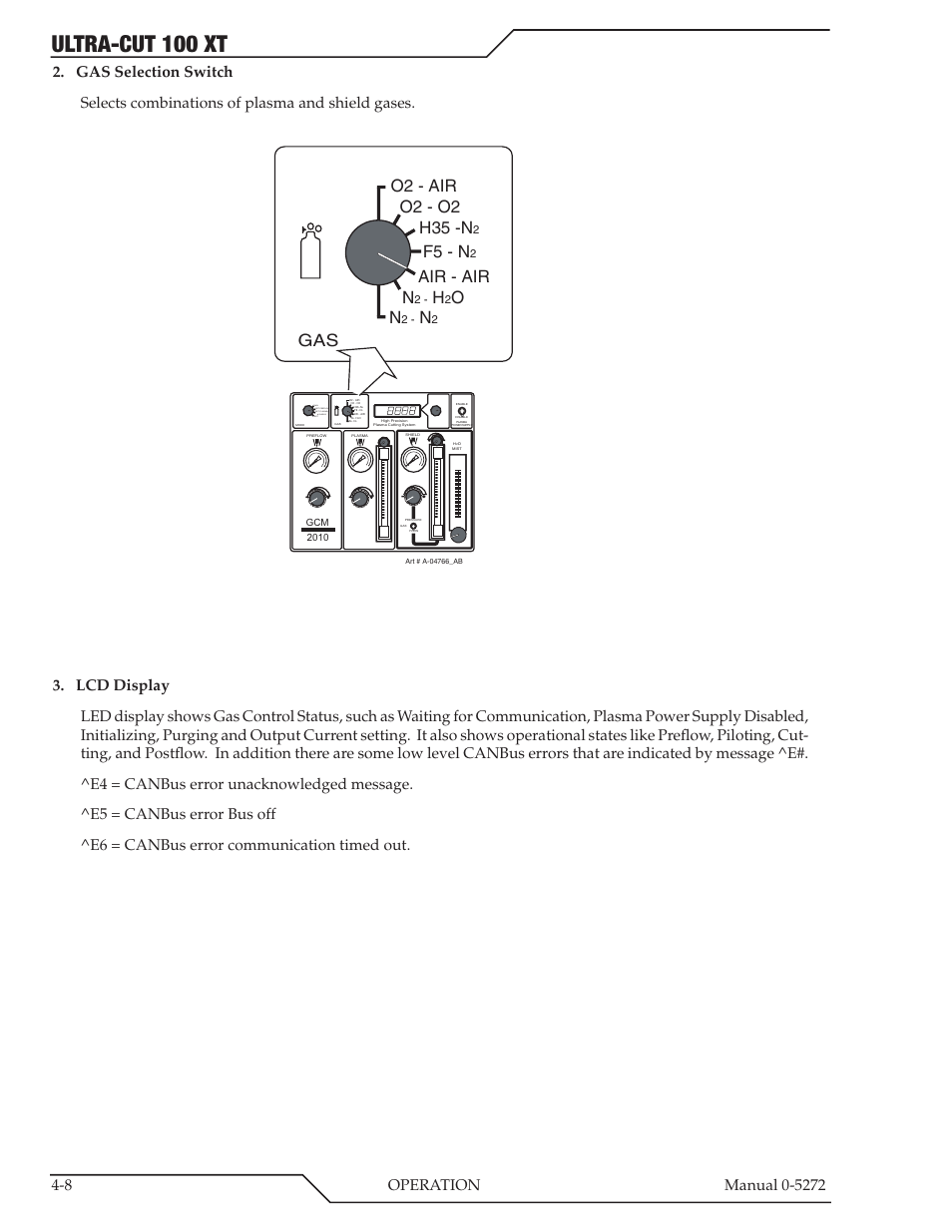 Ultra-cut 100 xt, F5 - n, Air - air n | Run set preflow set plasma & shield test | Tweco 100 XT Ultra-Cut Plasma Cutting System User Manual | Page 72 / 188