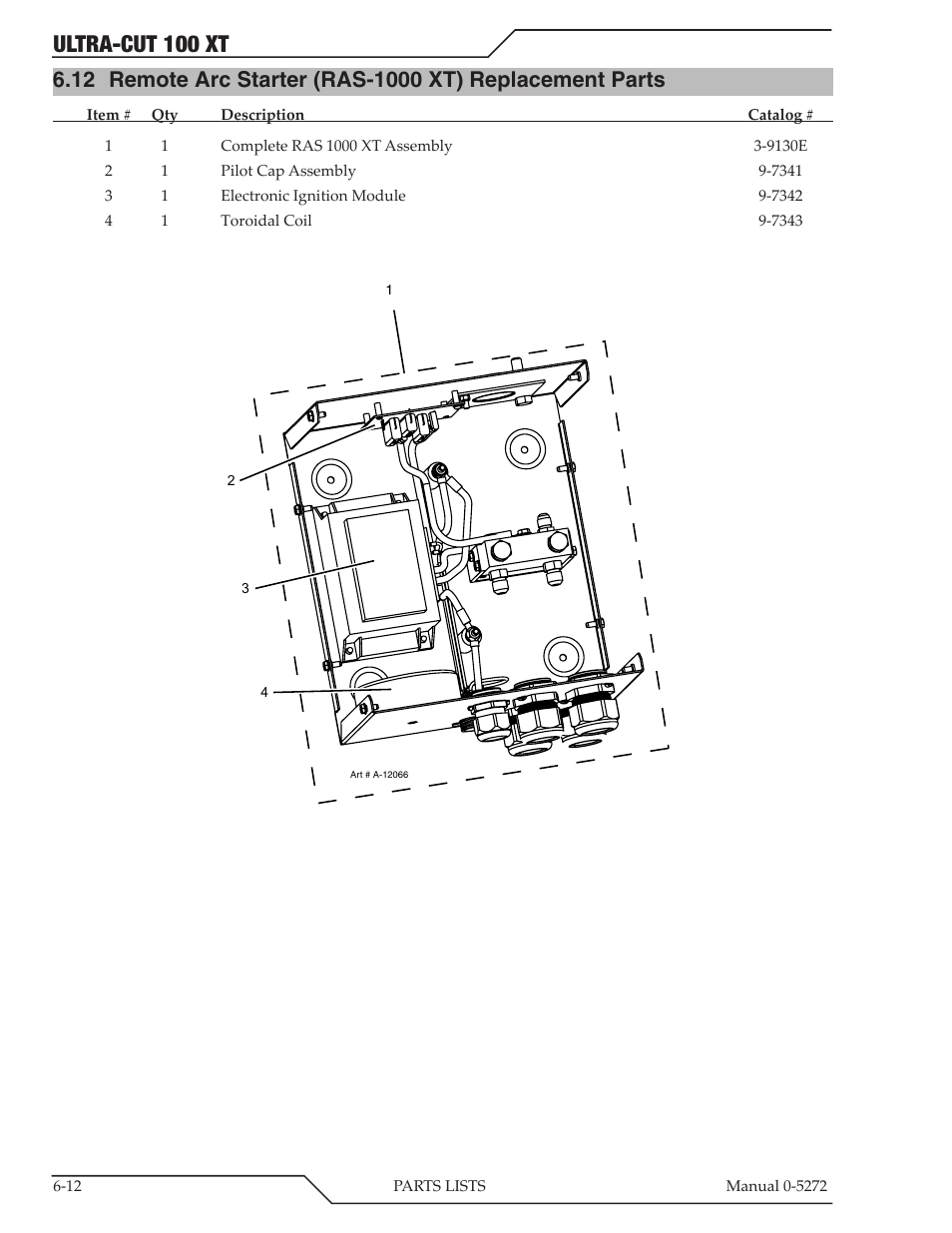 Ultra-cut 100 xt | Tweco 100 XT Ultra-Cut Plasma Cutting System User Manual | Page 98 / 188