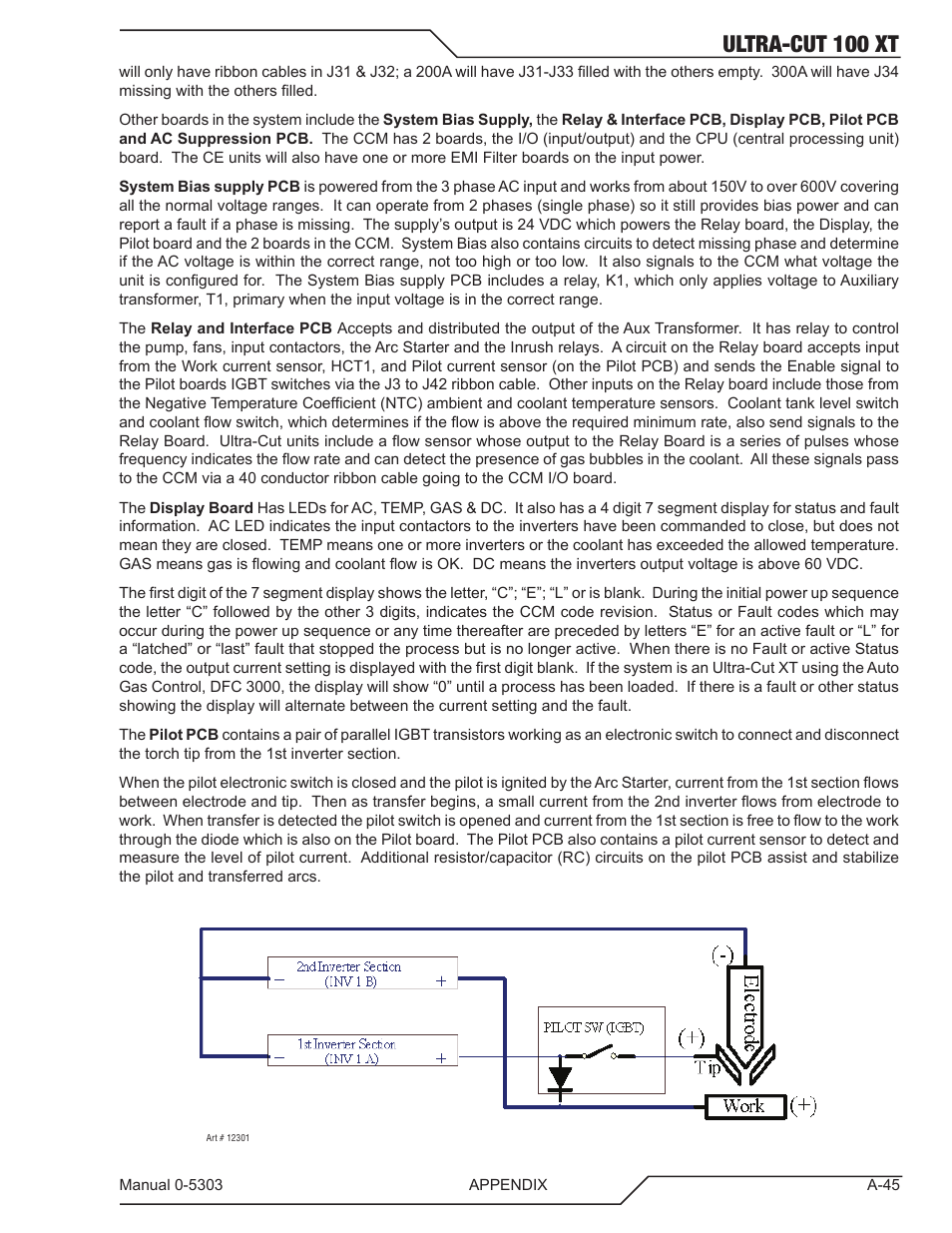 Ultra-cut 100 xt | Tweco 100 Ultra-Cut Plasma Cutting System with Automated Gas Control User Manual | Page 169 / 208