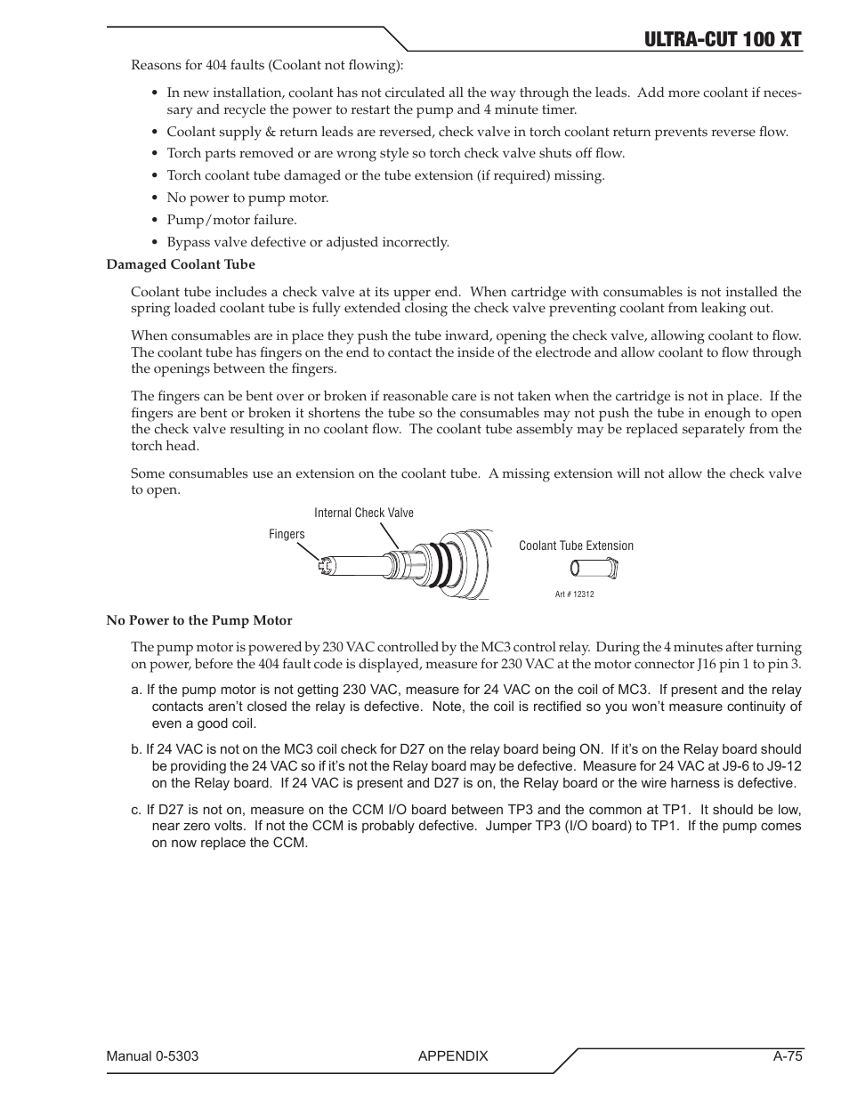 Ultra-cut 100 xt | Tweco 100 Ultra-Cut Plasma Cutting System with Automated Gas Control User Manual | Page 199 / 208