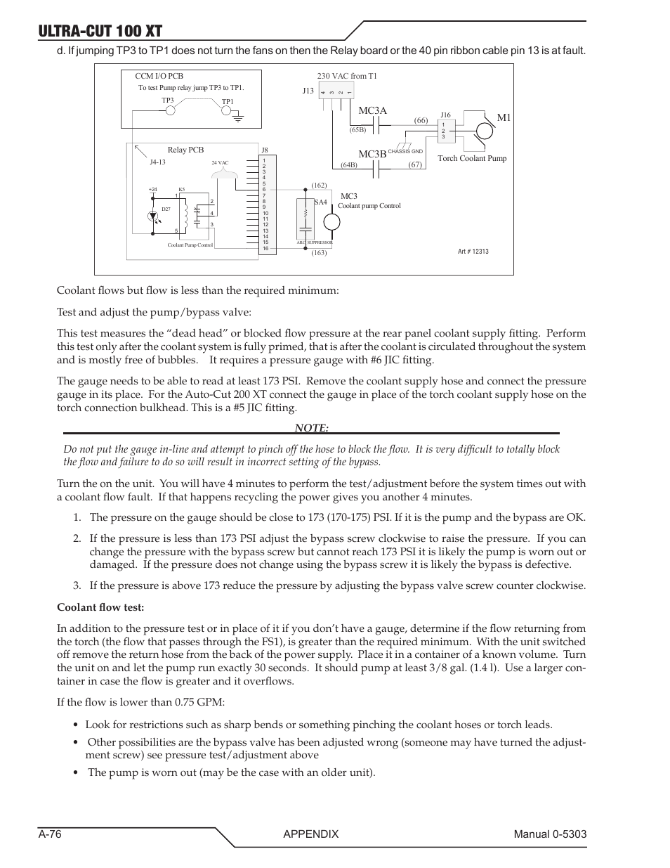 Ultra-cut 100 xt, Mc3a mc3b m1 | Tweco 100 Ultra-Cut Plasma Cutting System with Automated Gas Control User Manual | Page 200 / 208