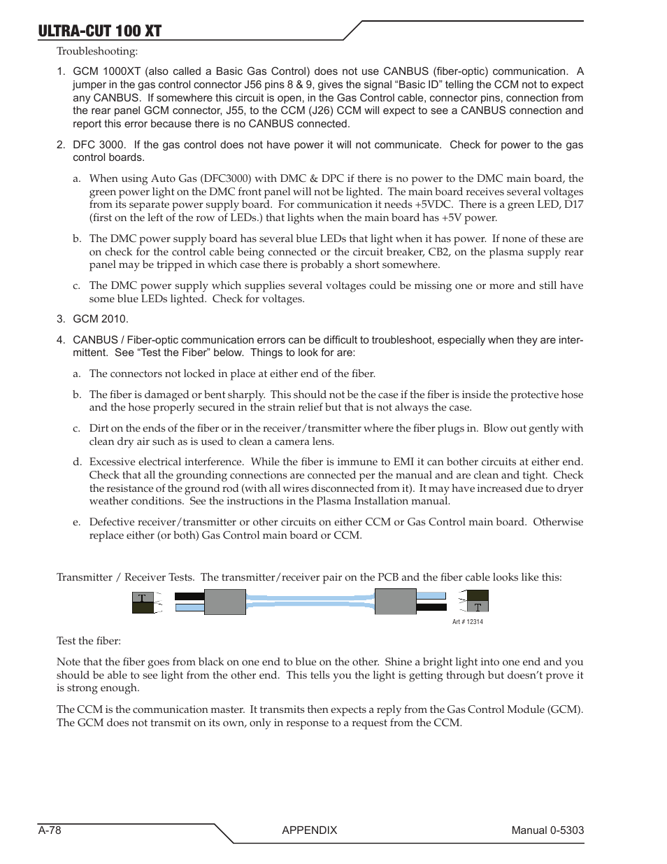 Ultra-cut 100 xt | Tweco 100 Ultra-Cut Plasma Cutting System with Automated Gas Control User Manual | Page 202 / 208