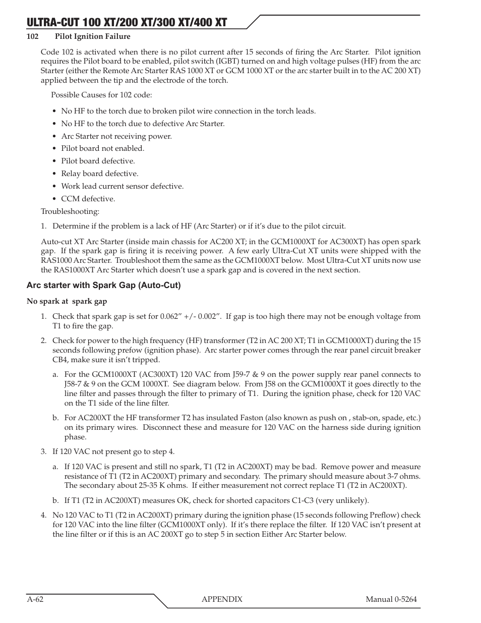 Tweco 400 Ultra-Cut(October 2014) User Manual | Page 168 / 202