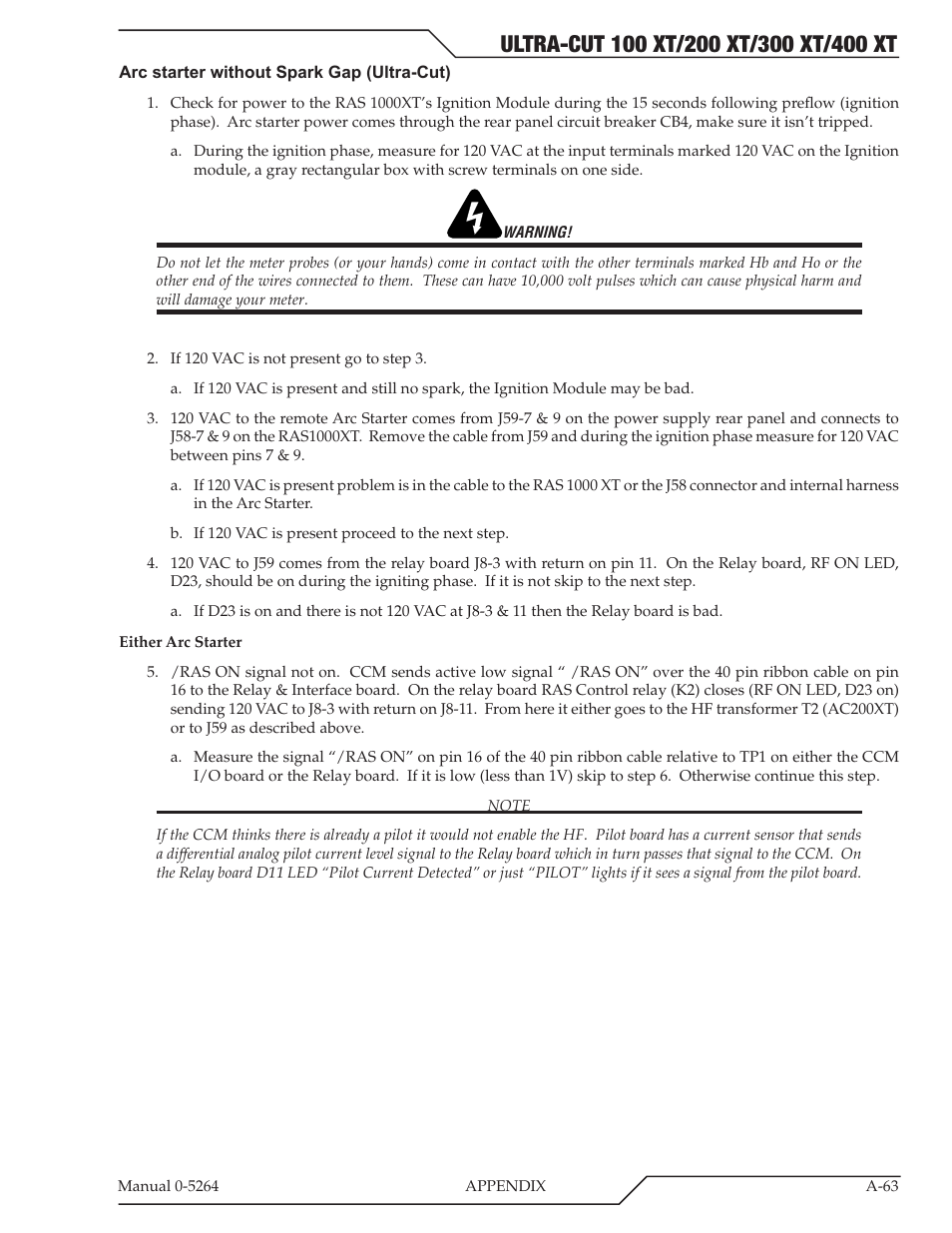 Tweco 400 Ultra-Cut(October 2014) User Manual | Page 169 / 202