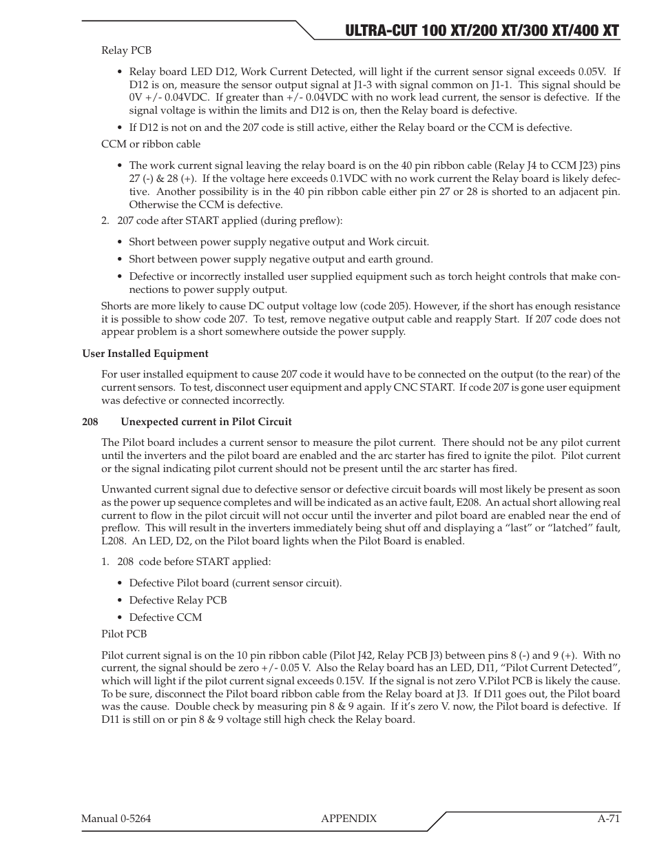 Tweco 400 Ultra-Cut(October 2014) User Manual | Page 177 / 202