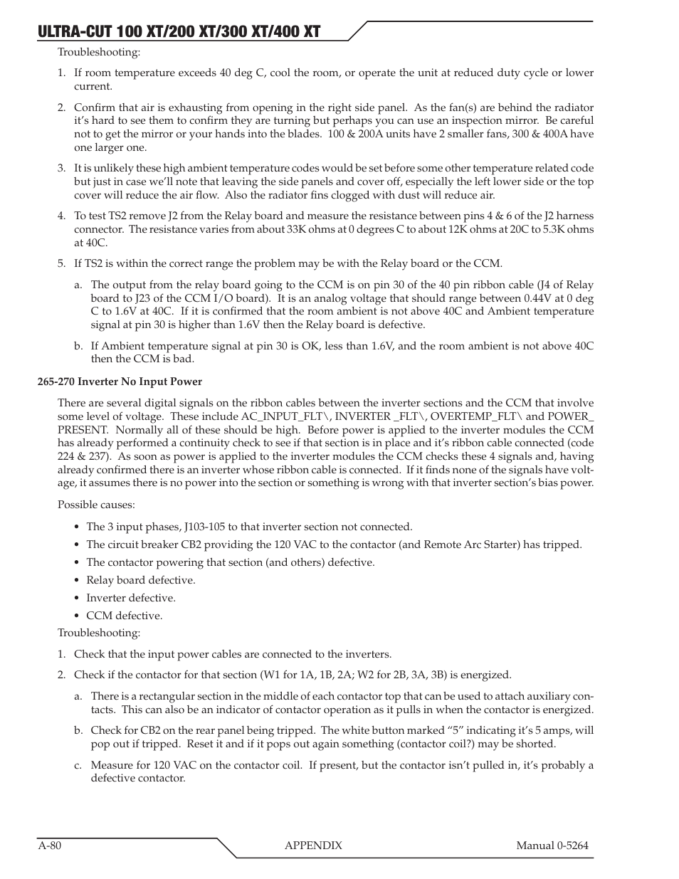 Tweco 400 Ultra-Cut(October 2014) User Manual | Page 186 / 202