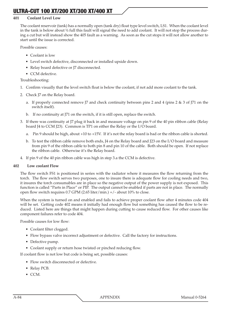 Tweco 400 Ultra-Cut(October 2014) User Manual | Page 190 / 202