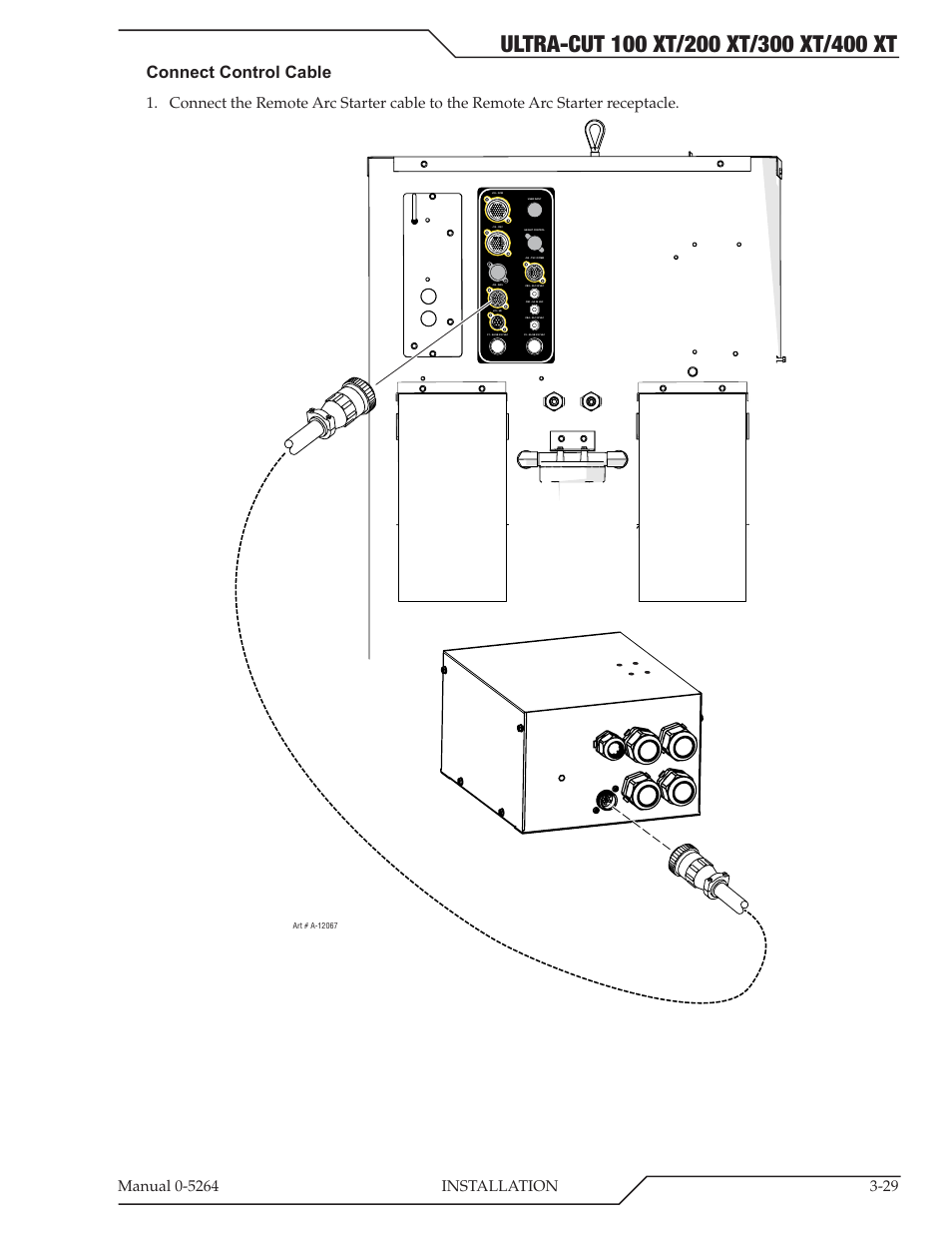 Connect control cable | Tweco 400 Ultra-Cut(October 2014) User Manual | Page 55 / 202