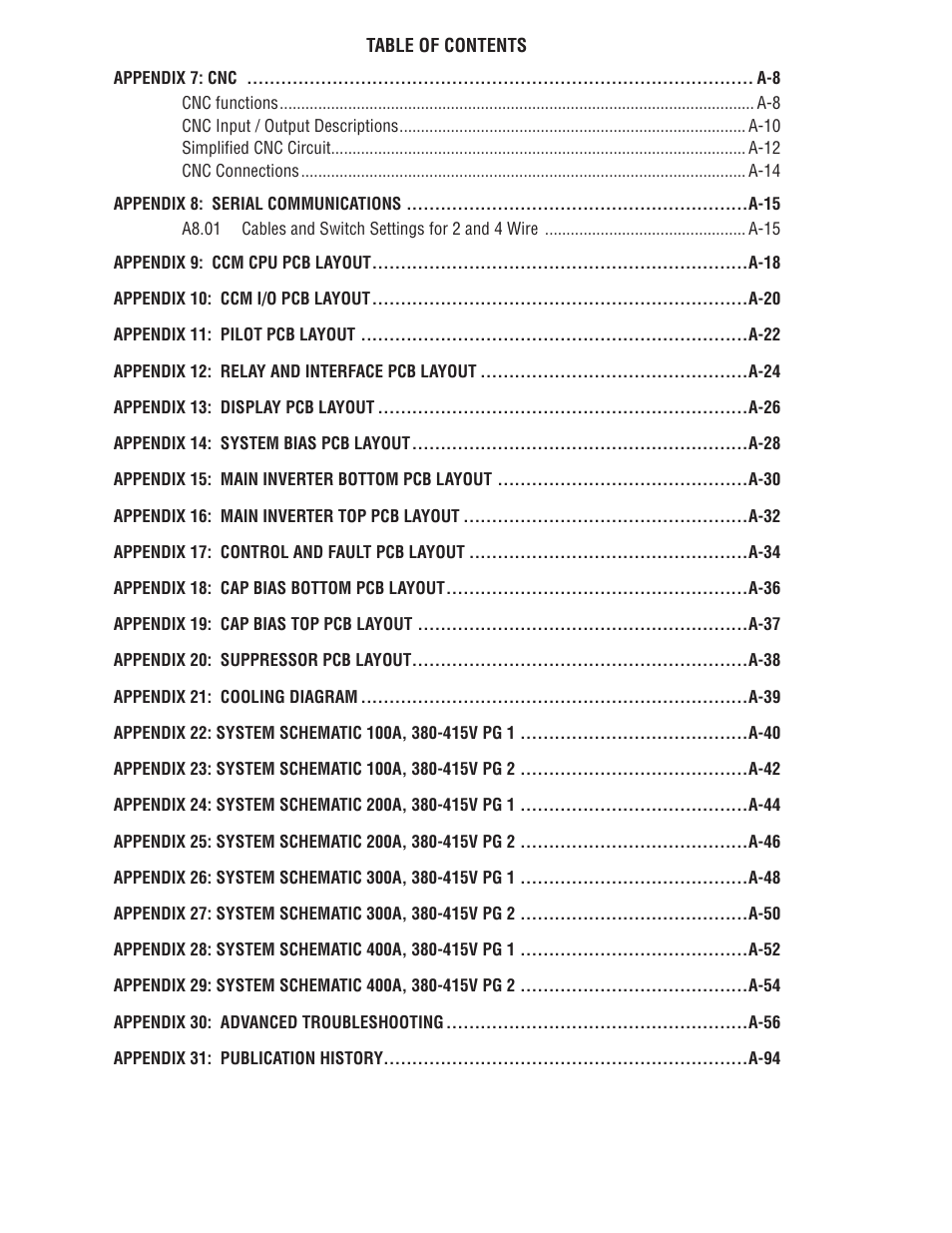 Tweco 400 Ultra-Cut(October 2014) User Manual | Page 6 / 202