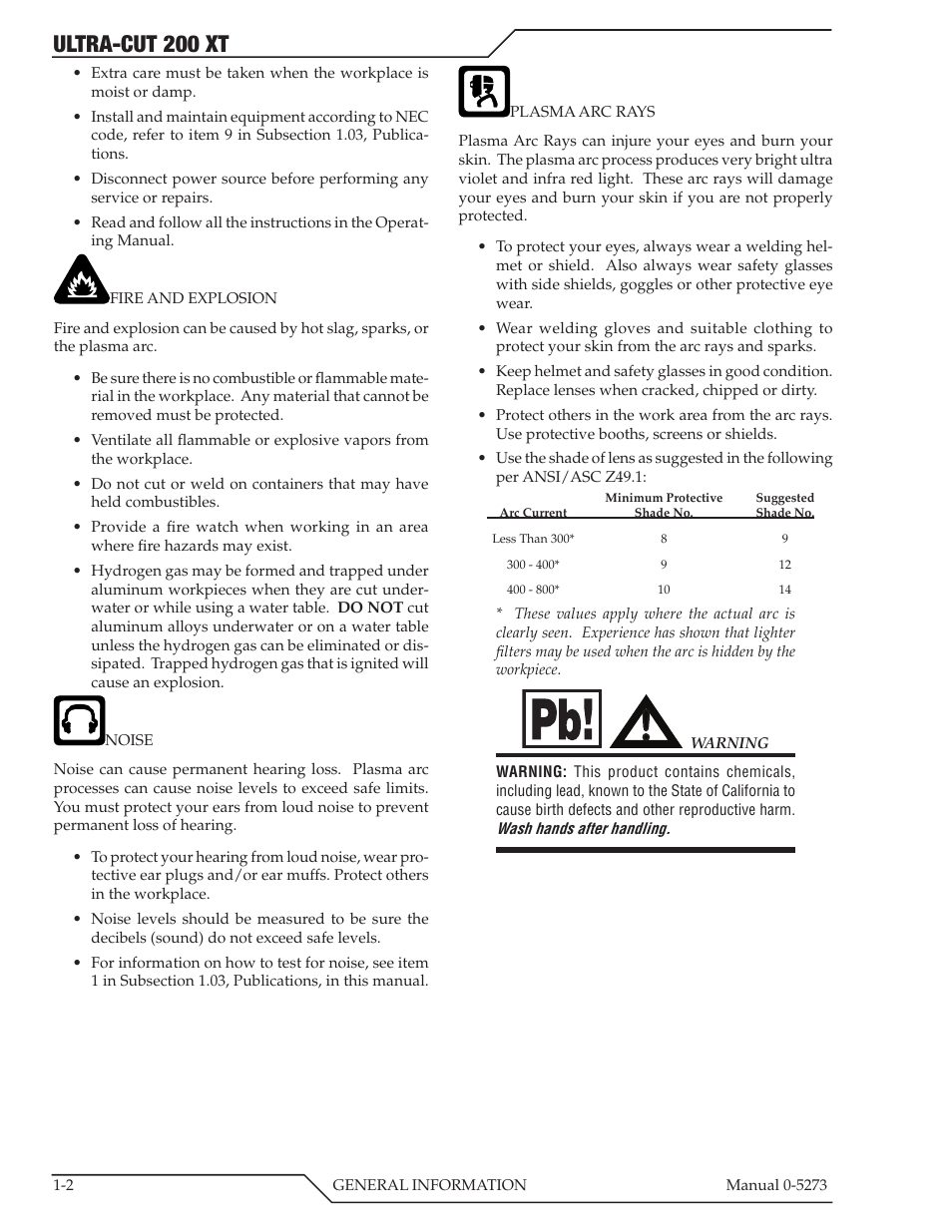 03 publications, 03 publications -2, Ultra-cut 200 xt | Tweco 200 XT Ultra-Cut Plasma Cutting System User Manual | Page 10 / 188