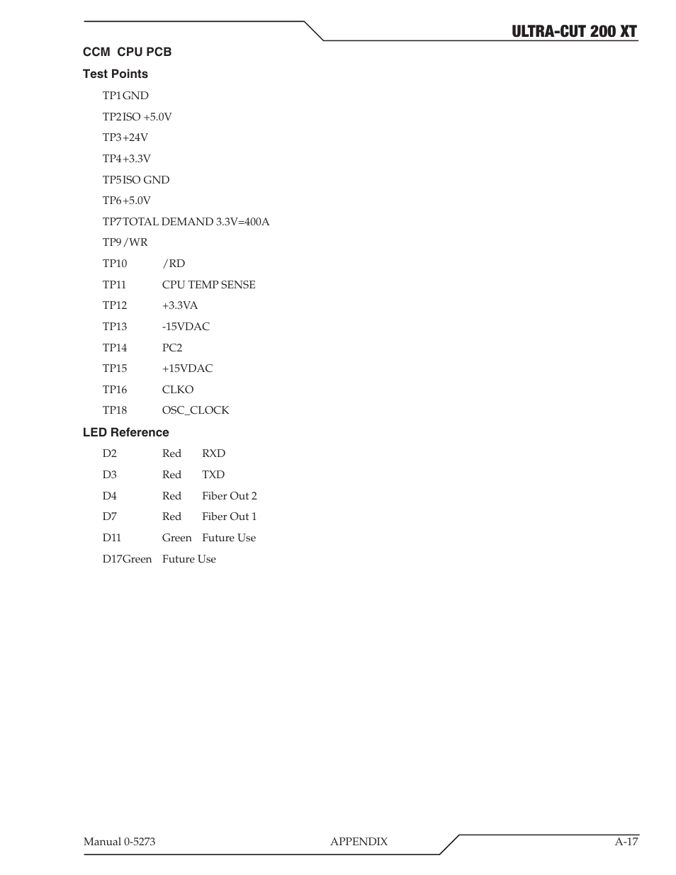 Ultra-cut 200 xt | Tweco 200 XT Ultra-Cut Plasma Cutting System User Manual | Page 123 / 188