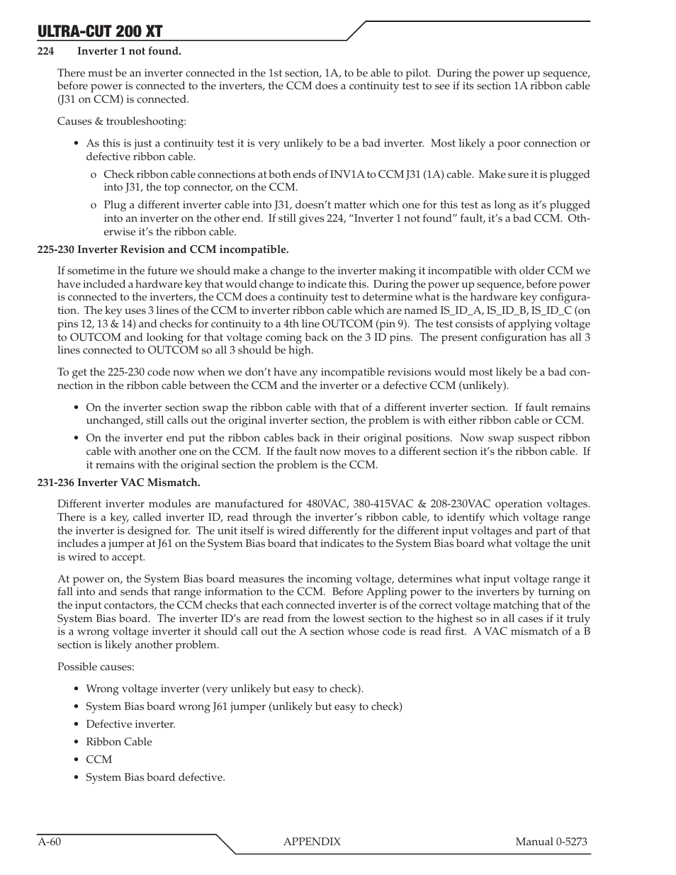 Ultra-cut 200 xt | Tweco 200 XT Ultra-Cut Plasma Cutting System User Manual | Page 166 / 188