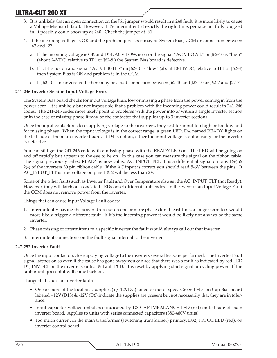 Ultra-cut 200 xt | Tweco 200 XT Ultra-Cut Plasma Cutting System User Manual | Page 170 / 188