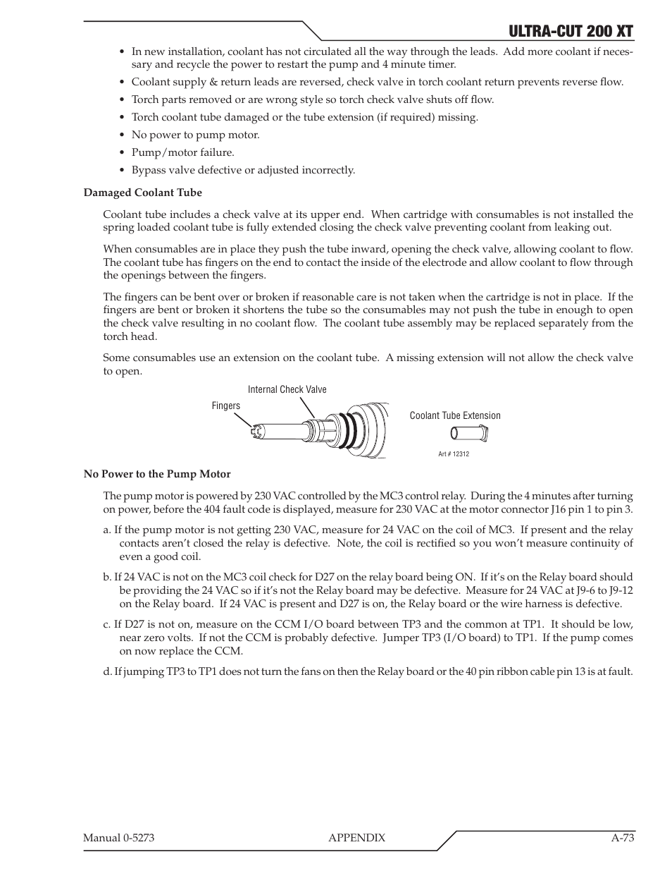 Ultra-cut 200 xt | Tweco 200 XT Ultra-Cut Plasma Cutting System User Manual | Page 179 / 188