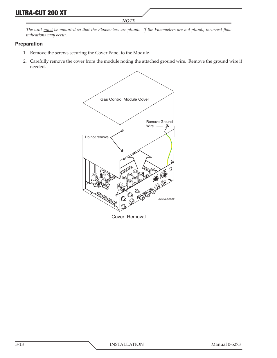 Ultra-cut 200 xt | Tweco 200 XT Ultra-Cut Plasma Cutting System User Manual | Page 42 / 188