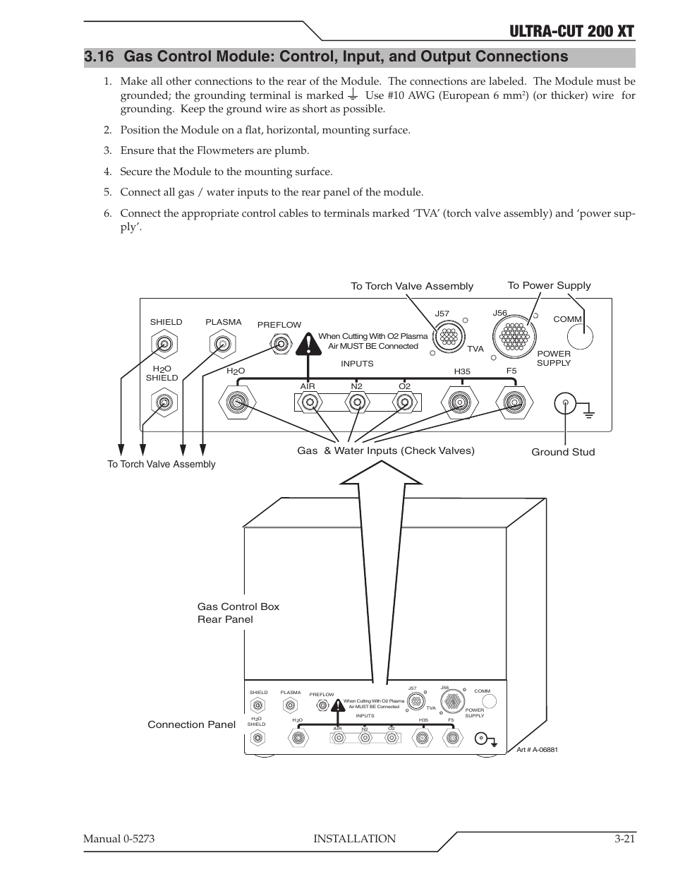Ultra-cut 200 xt | Tweco 200 XT Ultra-Cut Plasma Cutting System User Manual | Page 45 / 188