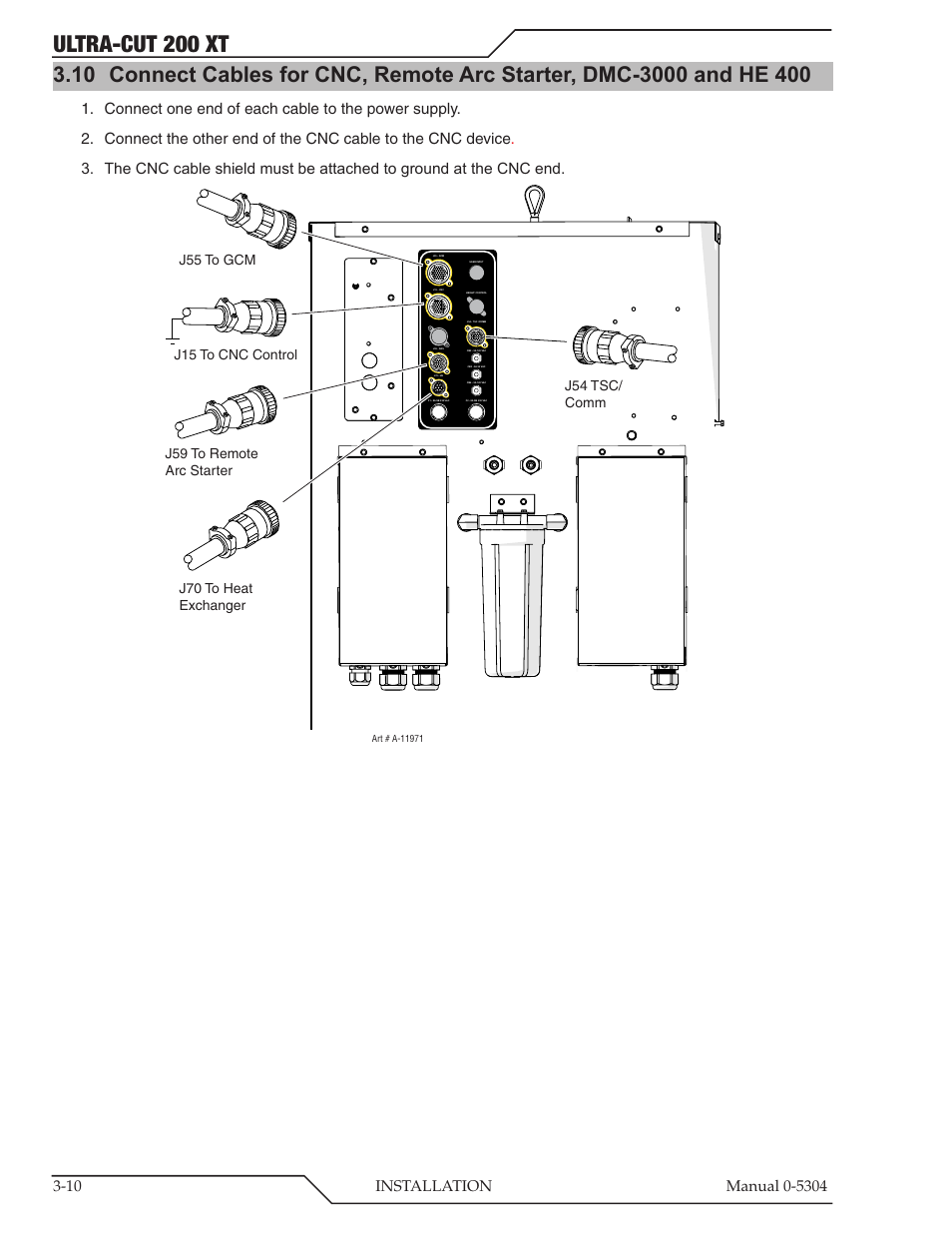 Ultra-cut 200 xt | Tweco 200 XT Ultra-Cut Plasma Cutting System With Automated Gas Control User Manual | Page 34 / 208