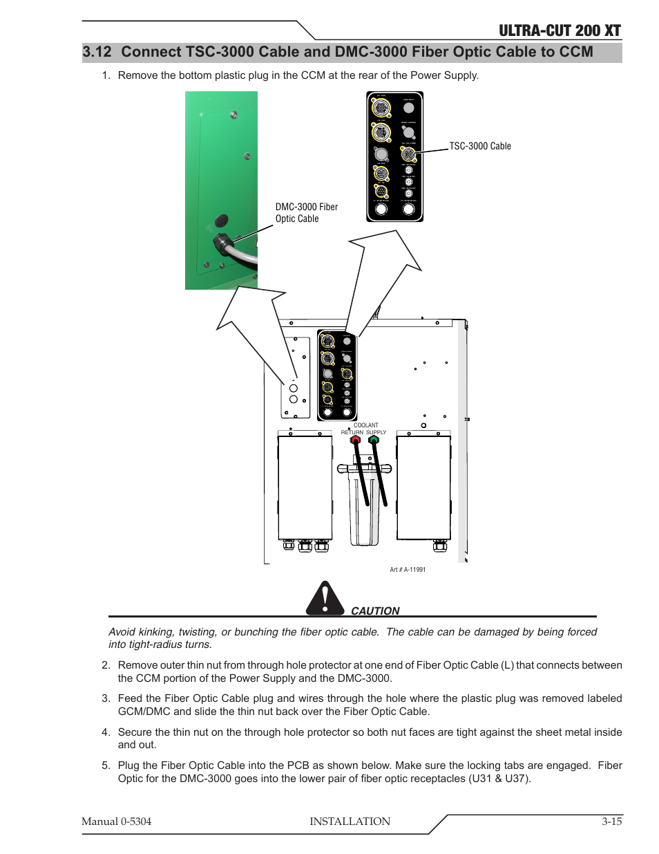 Ultra-cut 200 xt | Tweco 200 XT Ultra-Cut Plasma Cutting System With Automated Gas Control User Manual | Page 39 / 208