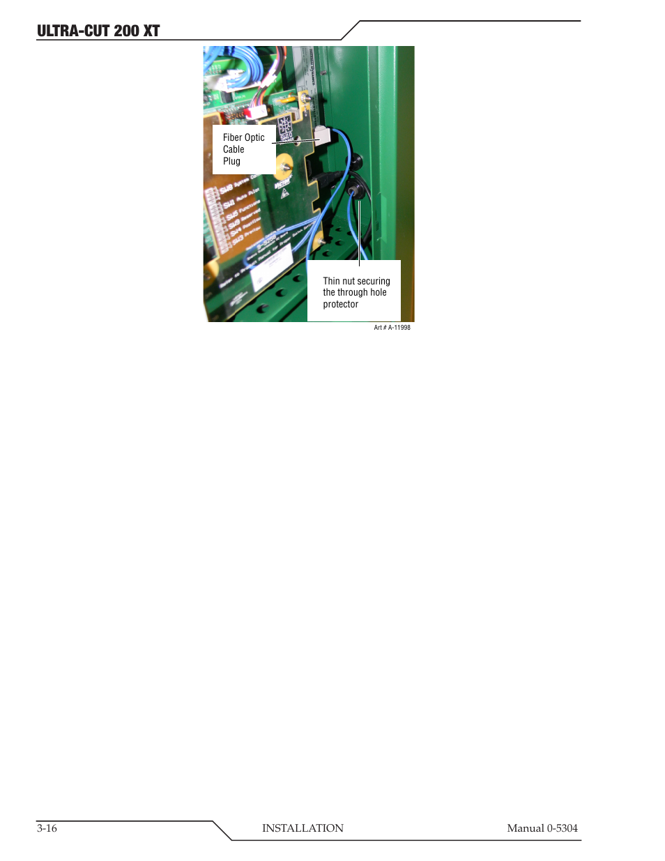 Ultra-cut 200 xt | Tweco 200 XT Ultra-Cut Plasma Cutting System With Automated Gas Control User Manual | Page 40 / 208