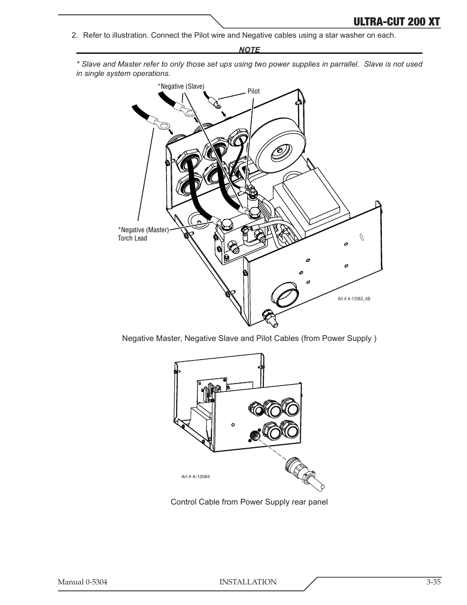 Ultra-cut 200 xt | Tweco 200 XT Ultra-Cut Plasma Cutting System With Automated Gas Control User Manual | Page 59 / 208