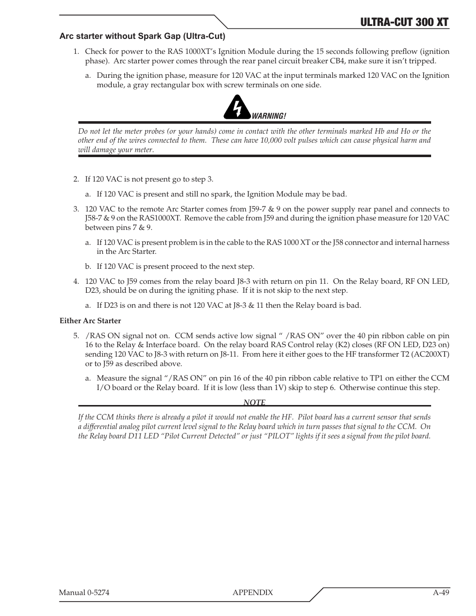 Ultra-cut 300 xt | Tweco 300 XT Ultra-Cut Plasma Cutting System User Manual | Page 155 / 188