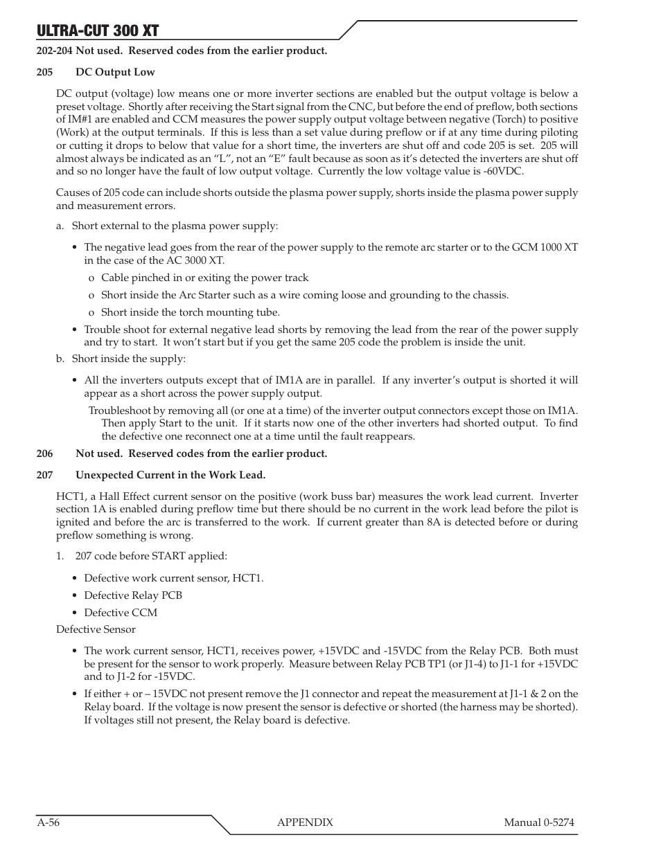 Ultra-cut 300 xt | Tweco 300 XT Ultra-Cut Plasma Cutting System User Manual | Page 162 / 188