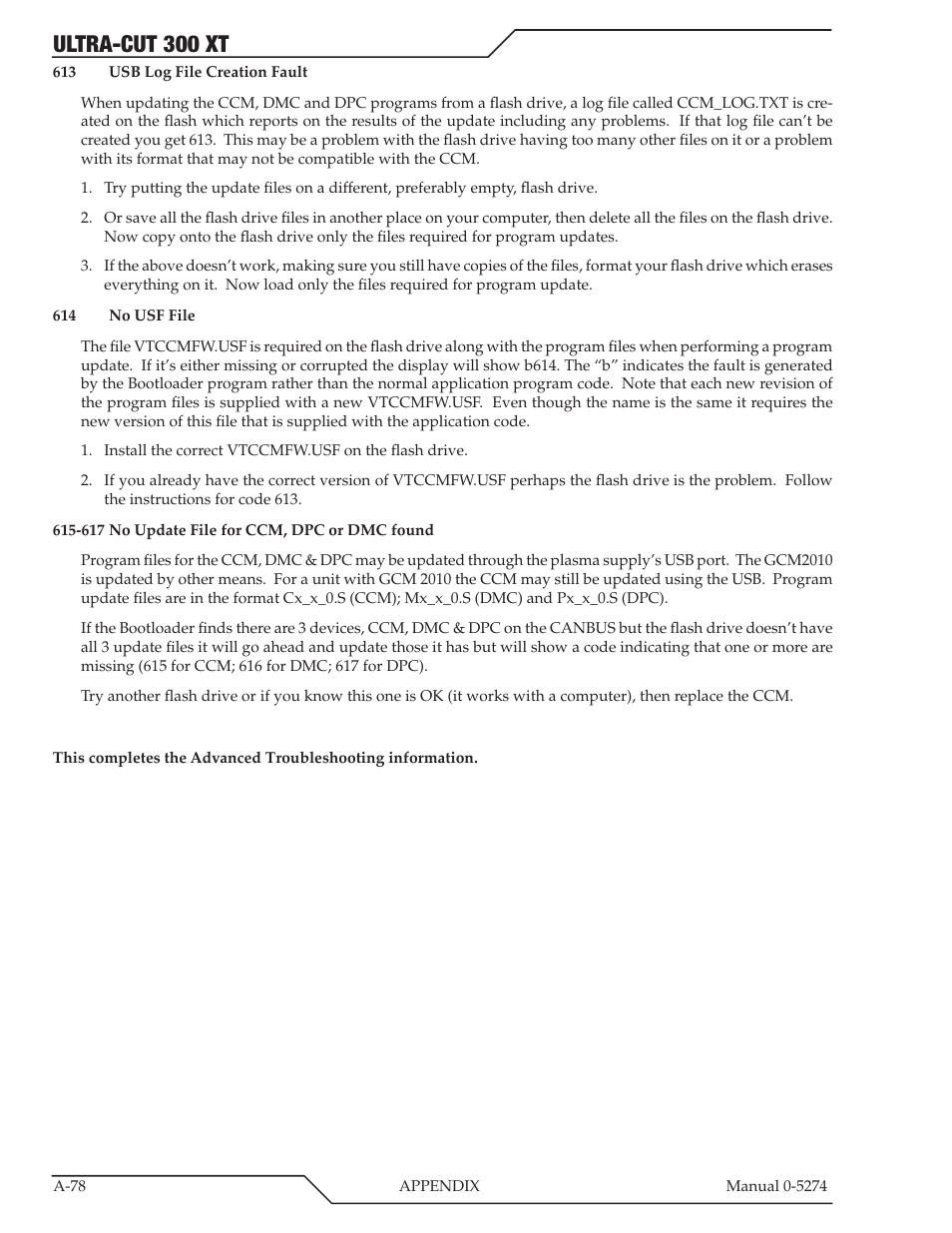 Ultra-cut 300 xt | Tweco 300 XT Ultra-Cut Plasma Cutting System User Manual | Page 184 / 188