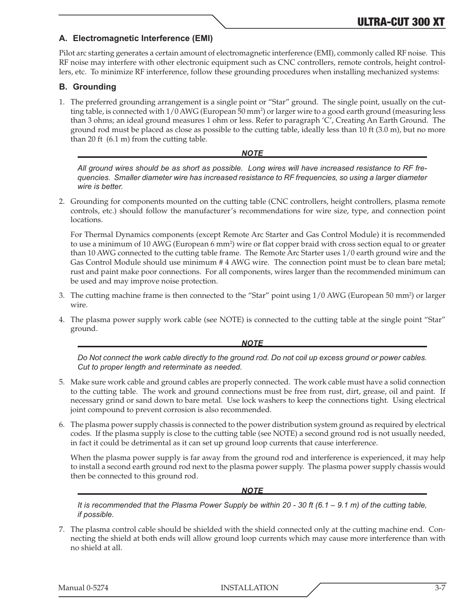 Ultra-cut 300 xt | Tweco 300 XT Ultra-Cut Plasma Cutting System User Manual | Page 31 / 188