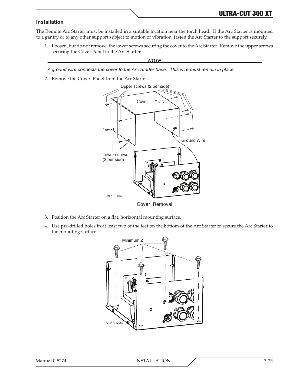 Ultra-cut 300 xt | Tweco 300 XT Ultra-Cut Plasma Cutting System User Manual | Page 49 / 188