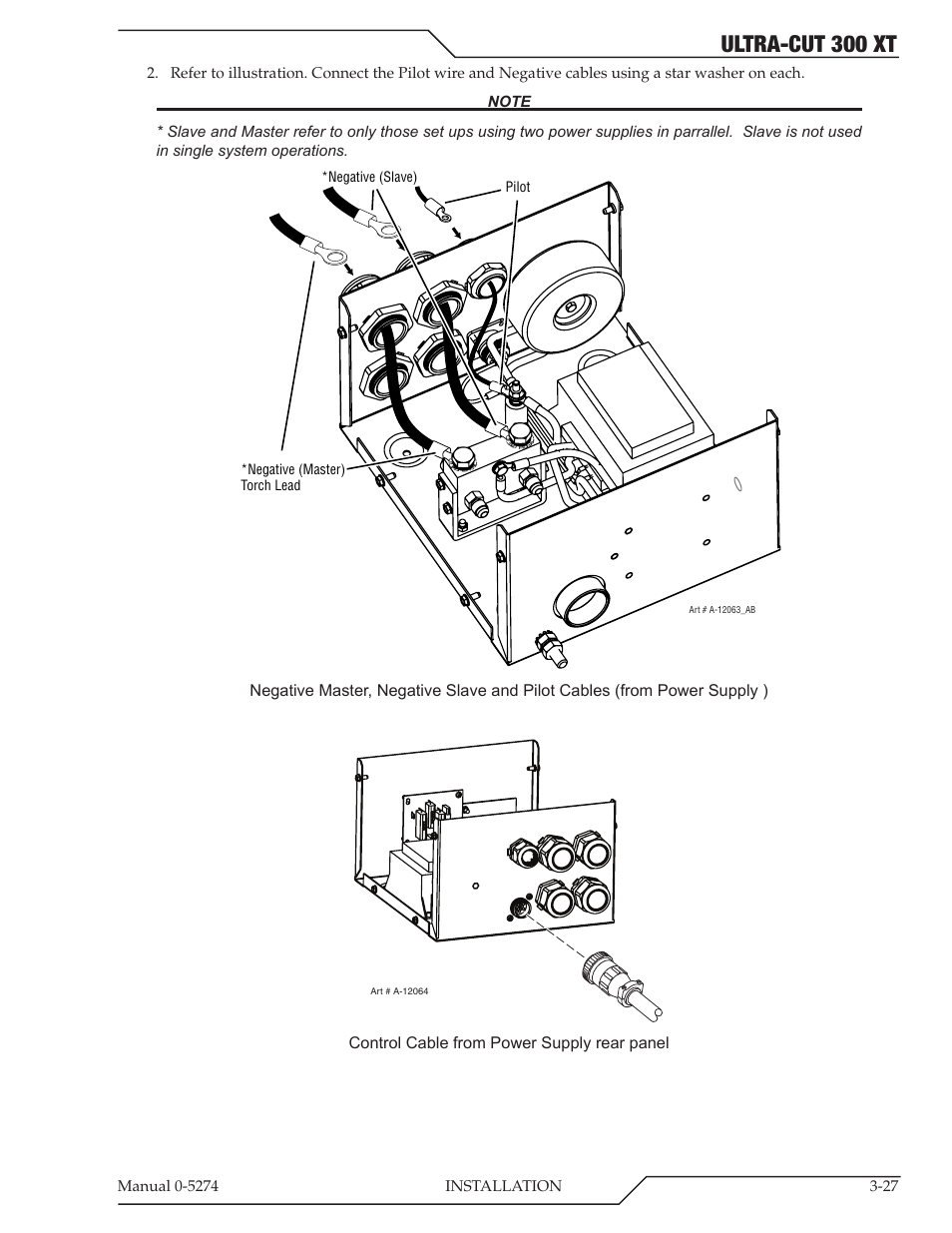 Ultra-cut 300 xt | Tweco 300 XT Ultra-Cut Plasma Cutting System User Manual | Page 51 / 188