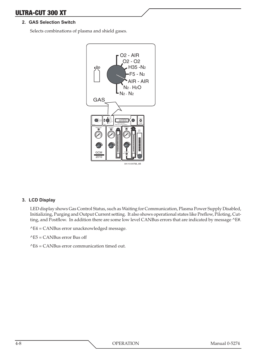 Ultra-cut 300 xt, F5 - n, Air - air n | Run set preflow set plasma & shield test | Tweco 300 XT Ultra-Cut Plasma Cutting System User Manual | Page 72 / 188