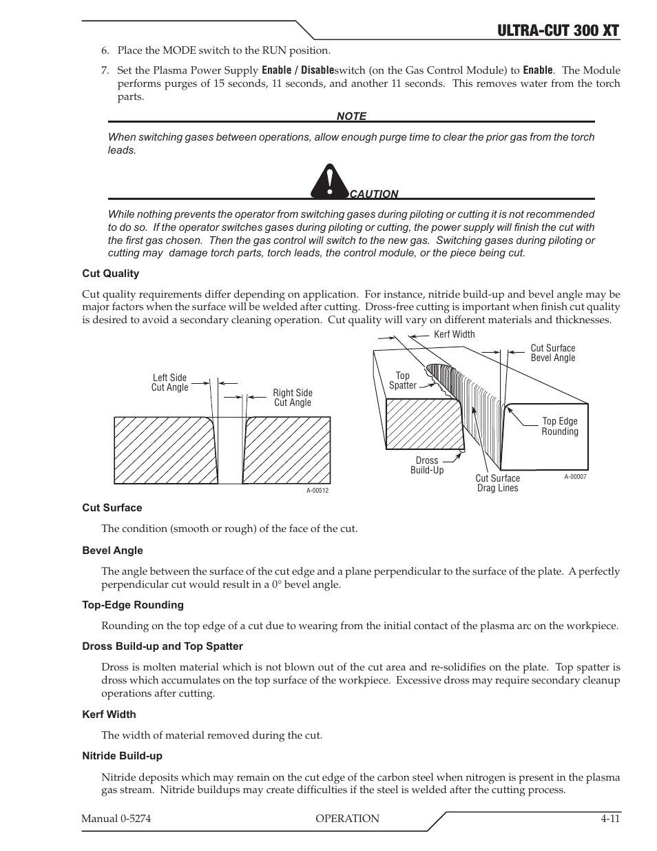 Ultra-cut 300 xt | Tweco 300 XT Ultra-Cut Plasma Cutting System User Manual | Page 75 / 188