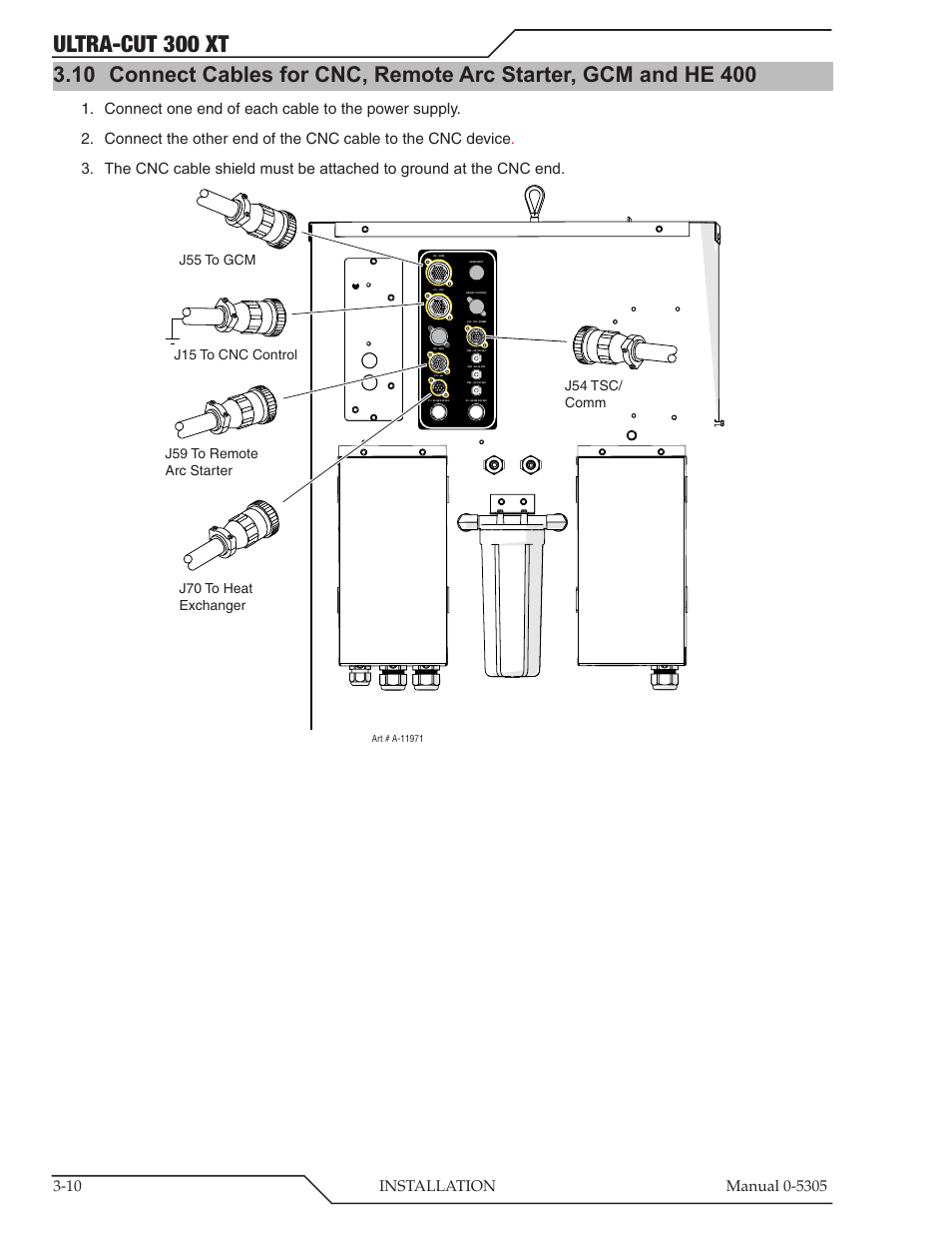 Ultra-cut 300 xt | Tweco 300 XT Ultra-Cut Plasma Cutting System With Automated Gas Control User Manual | Page 34 / 210