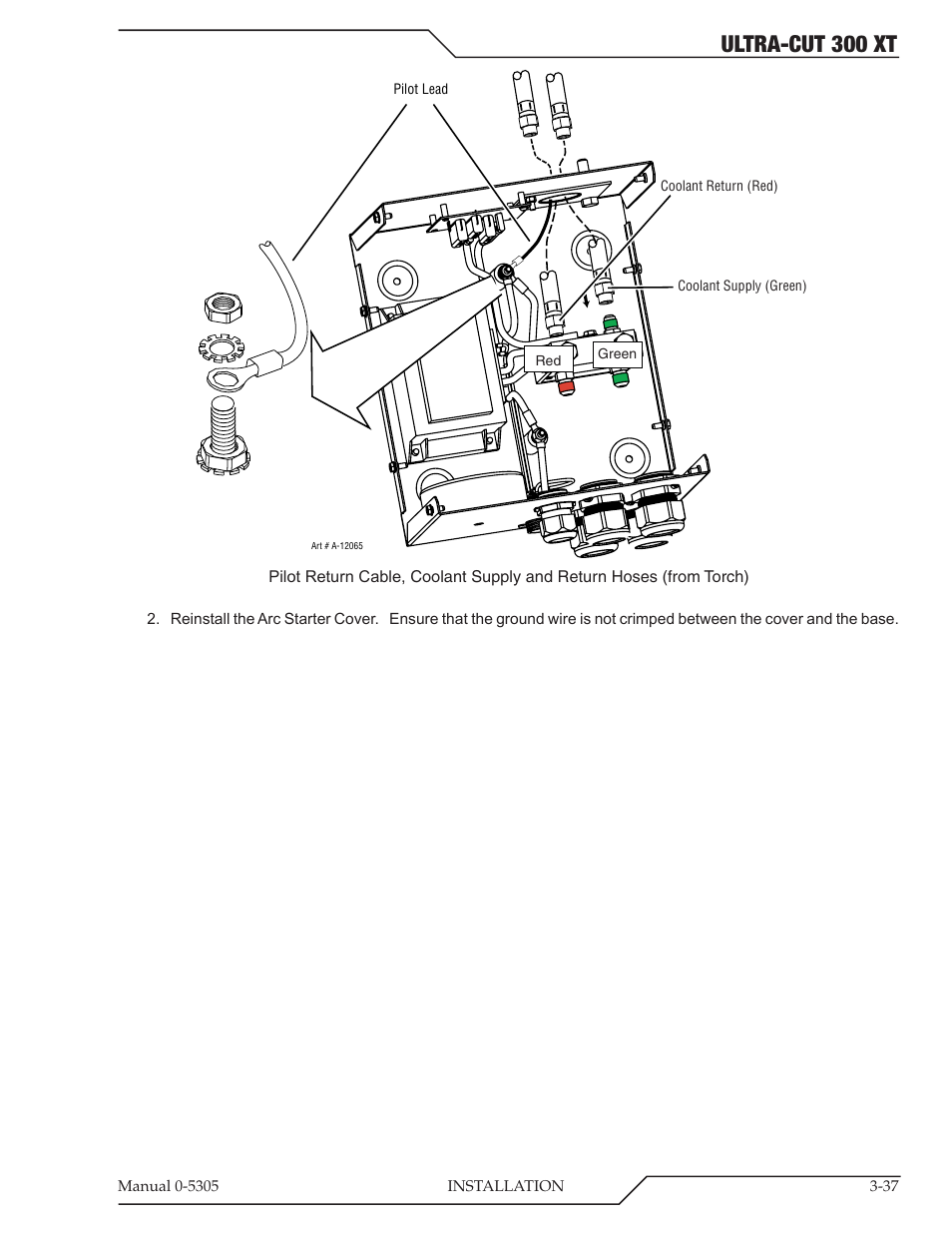 Ultra-cut 300 xt | Tweco 300 XT Ultra-Cut Plasma Cutting System With Automated Gas Control User Manual | Page 61 / 210