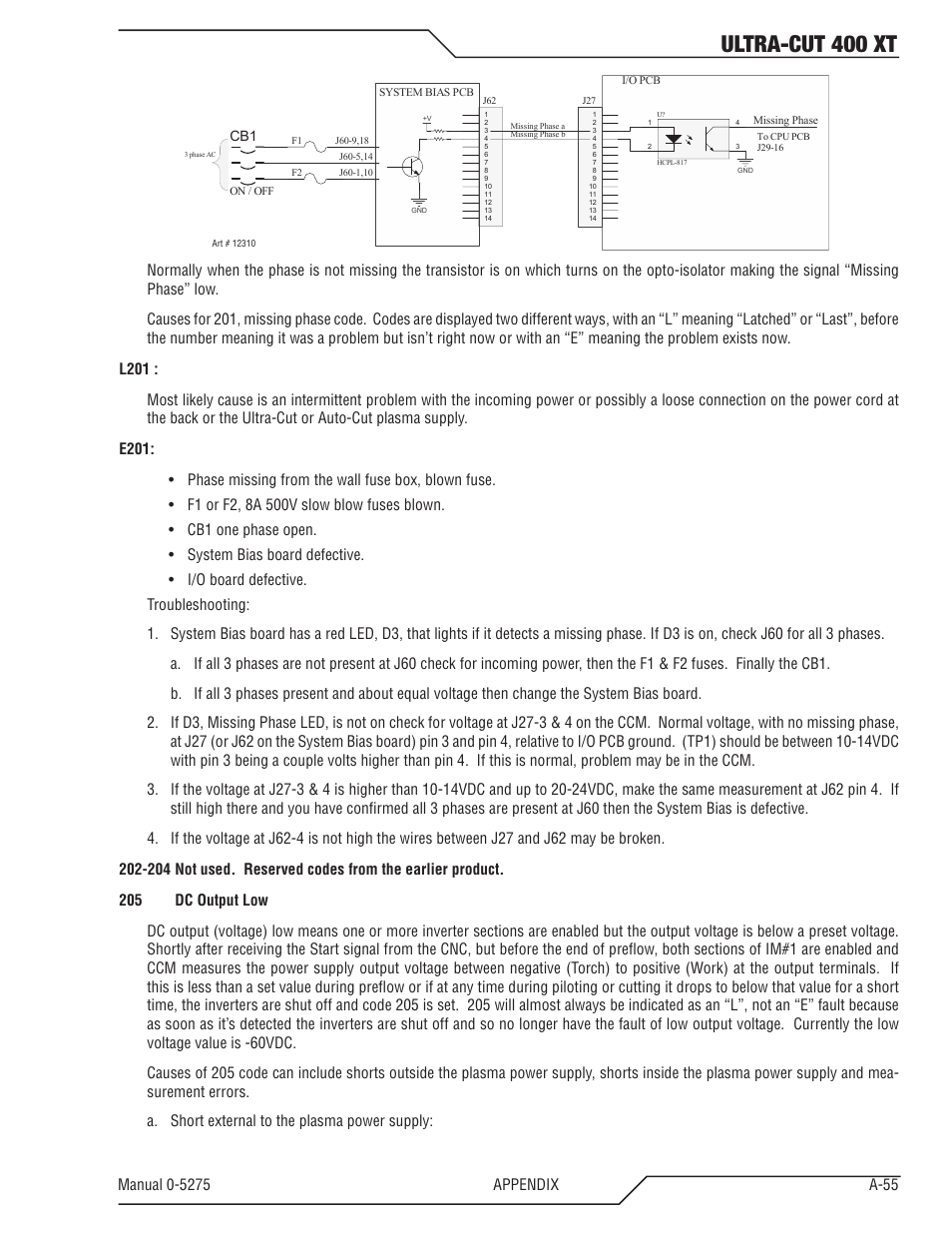 Ultra-cut 400 xt | Tweco 400 XT Ultra-Cut Plasma Cutting System User Manual | Page 163 / 188