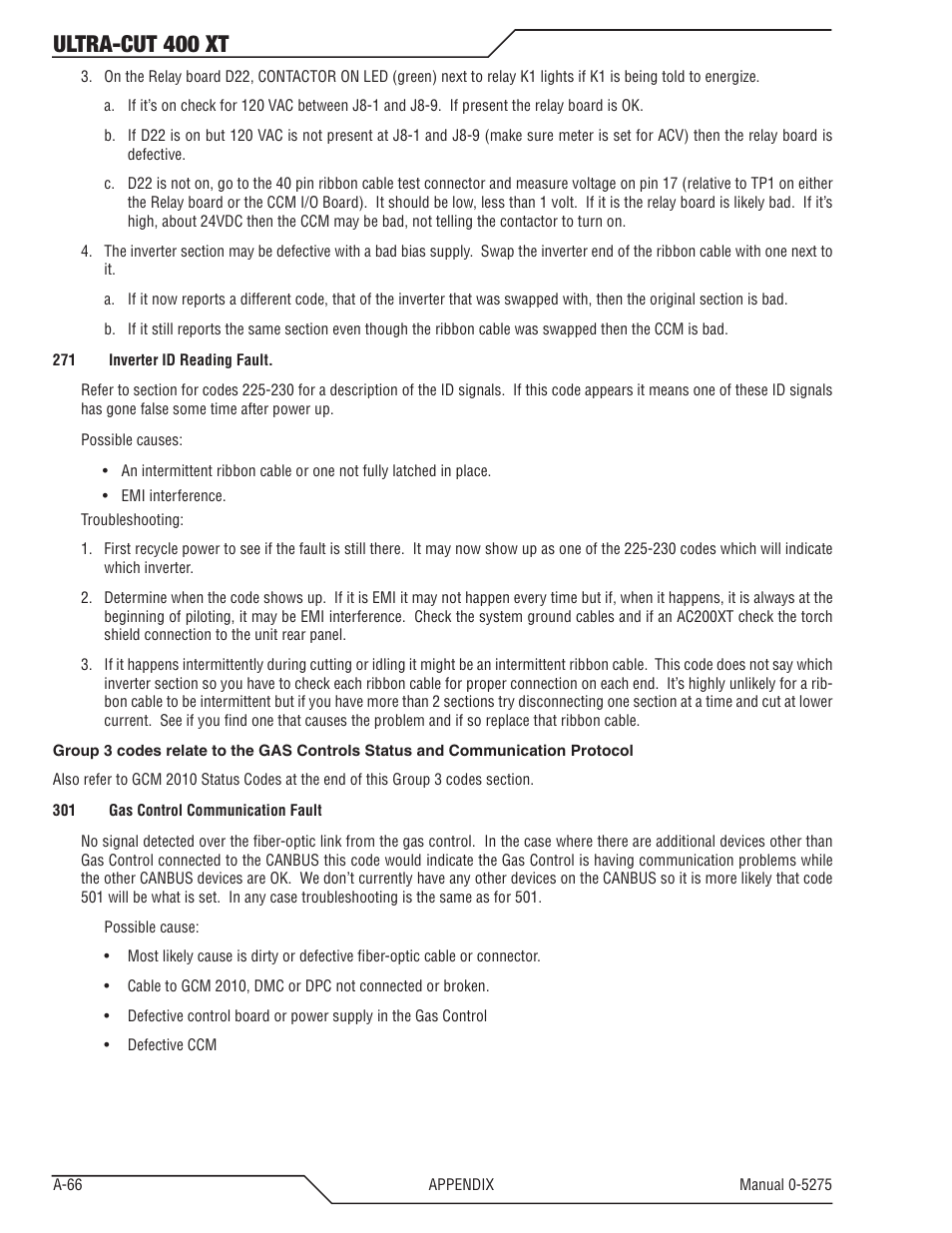 Ultra-cut 400 xt | Tweco 400 XT Ultra-Cut Plasma Cutting System User Manual | Page 174 / 188