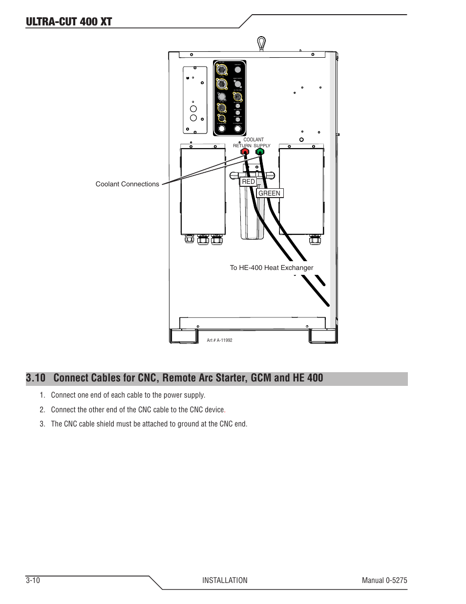 Ultra-cut 400 xt | Tweco 400 XT Ultra-Cut Plasma Cutting System User Manual | Page 32 / 188