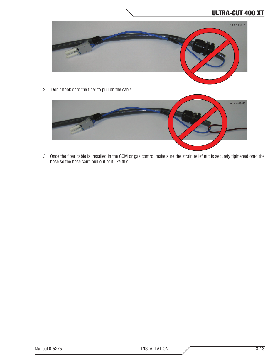 Ultra-cut 400 xt | Tweco 400 XT Ultra-Cut Plasma Cutting System User Manual | Page 35 / 188