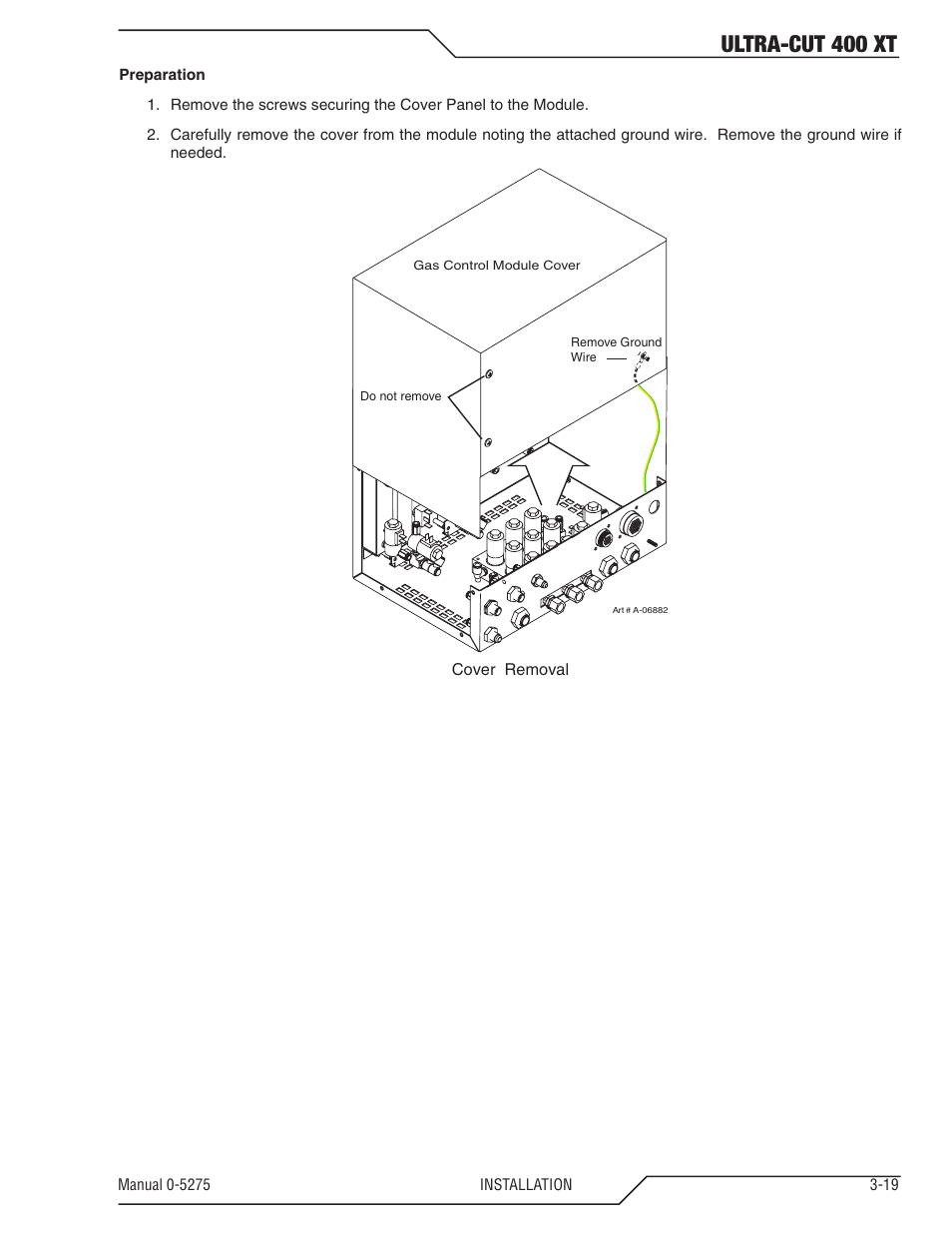 Ultra-cut 400 xt | Tweco 400 XT Ultra-Cut Plasma Cutting System User Manual | Page 41 / 188