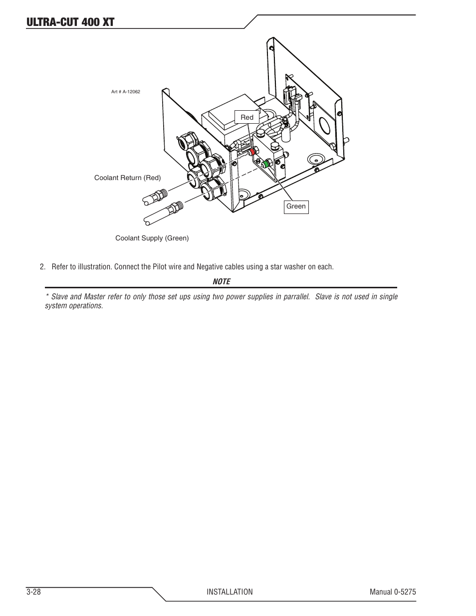 Ultra-cut 400 xt | Tweco 400 XT Ultra-Cut Plasma Cutting System User Manual | Page 50 / 188