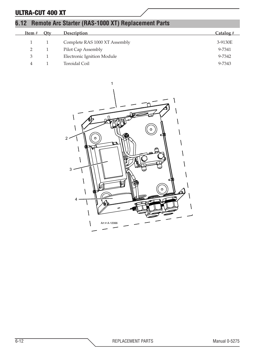 Ultra-cut 400 xt | Tweco 400 XT Ultra-Cut Plasma Cutting System User Manual | Page 98 / 188