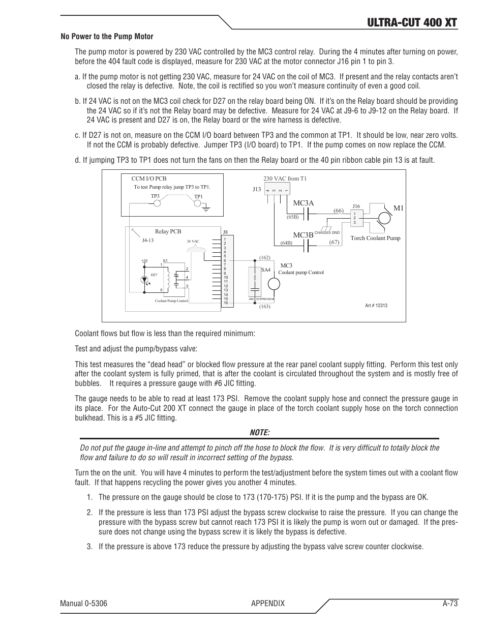 Ultra-cut 400 xt, Mc3a mc3b m1 | Tweco 400 XT Ultra-Cut Plasma Cutting System With Automated Gas Control User Manual | Page 197 / 206