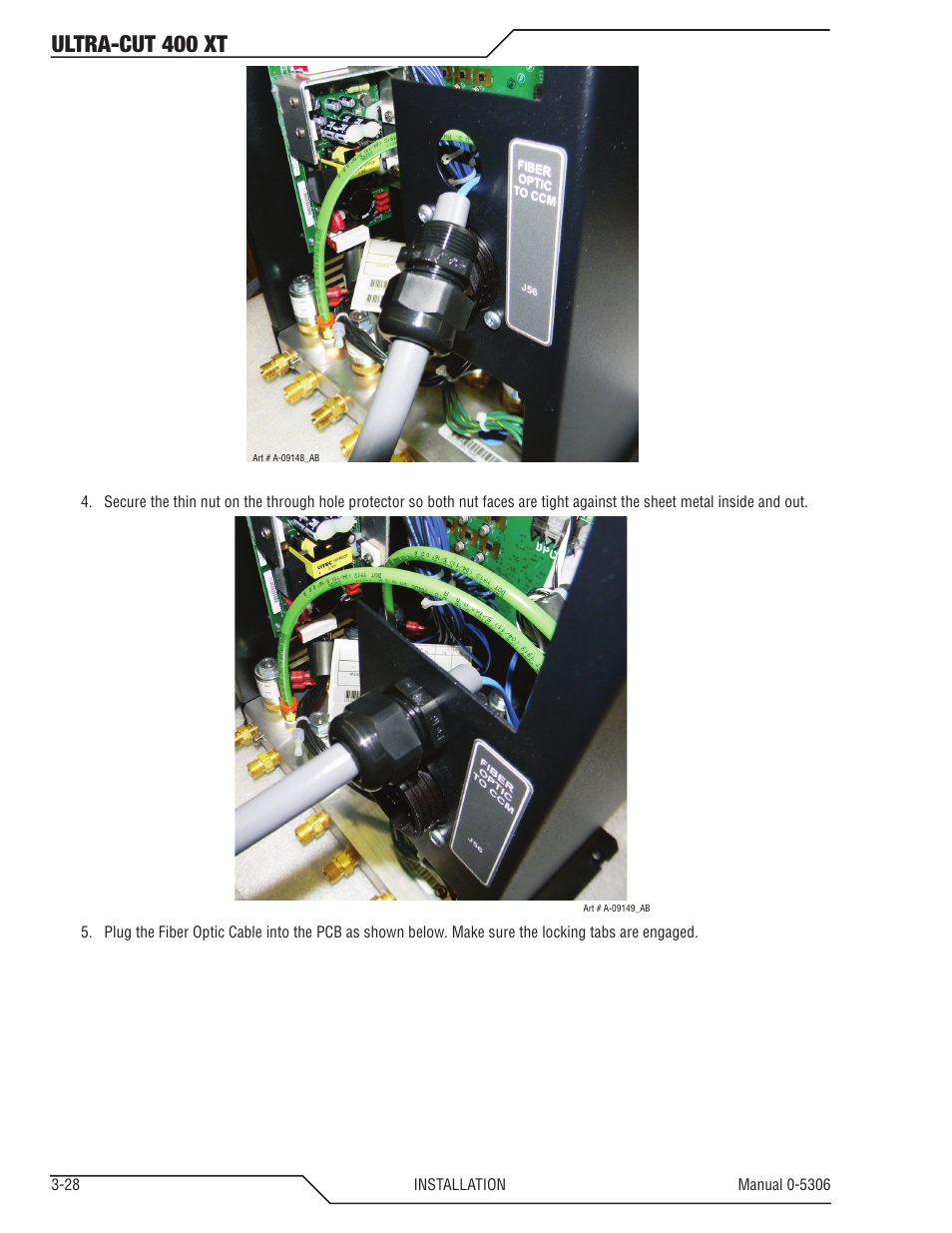 Ultra-cut 400 xt | Tweco 400 XT Ultra-Cut Plasma Cutting System With Automated Gas Control User Manual | Page 50 / 206